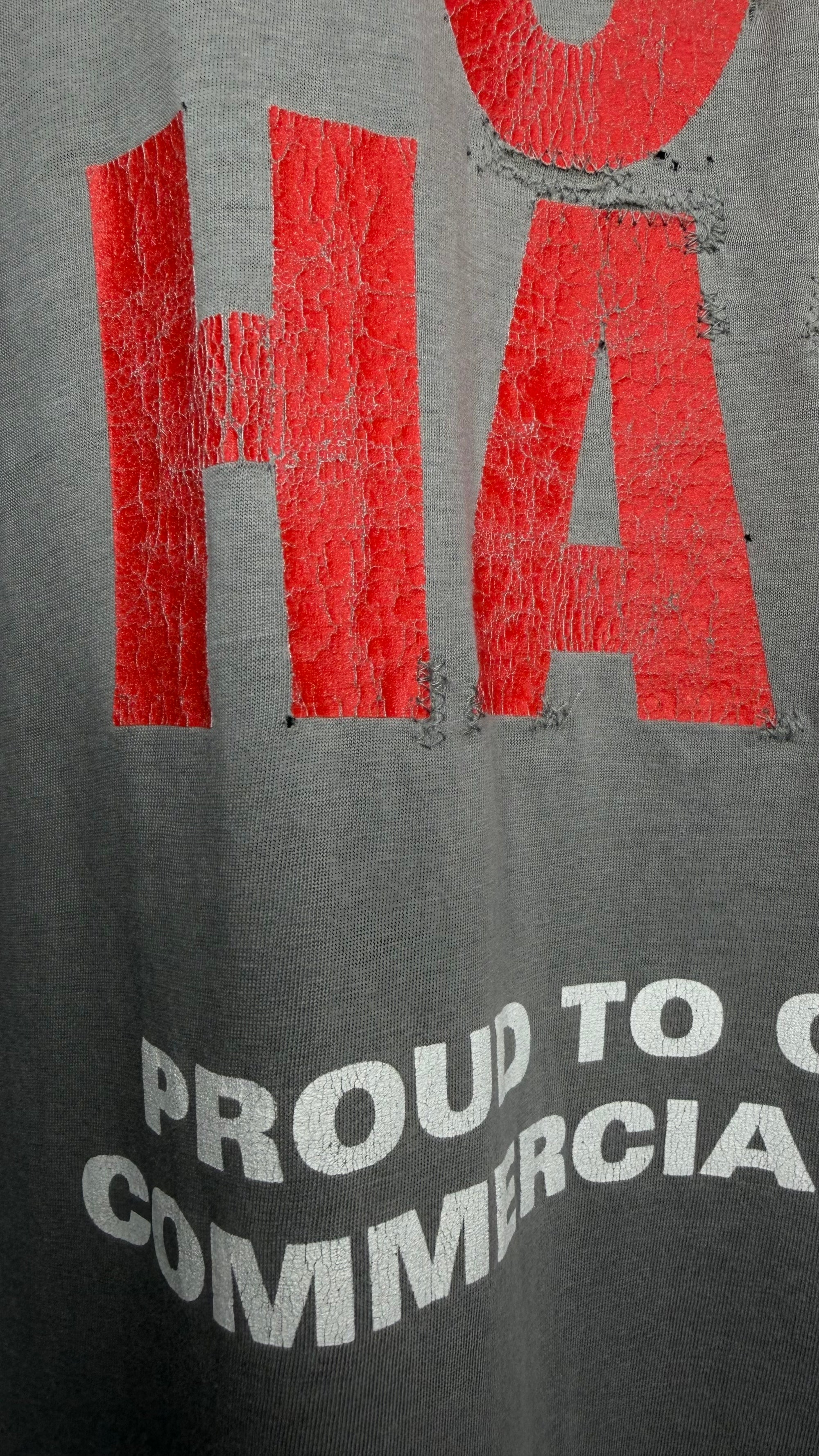 NAILBOMB POINT BLANK TEE | DAY OF HATE ‘PROUD TO COMMIT COMMERCIAL SUICIDE’ BACKHIT