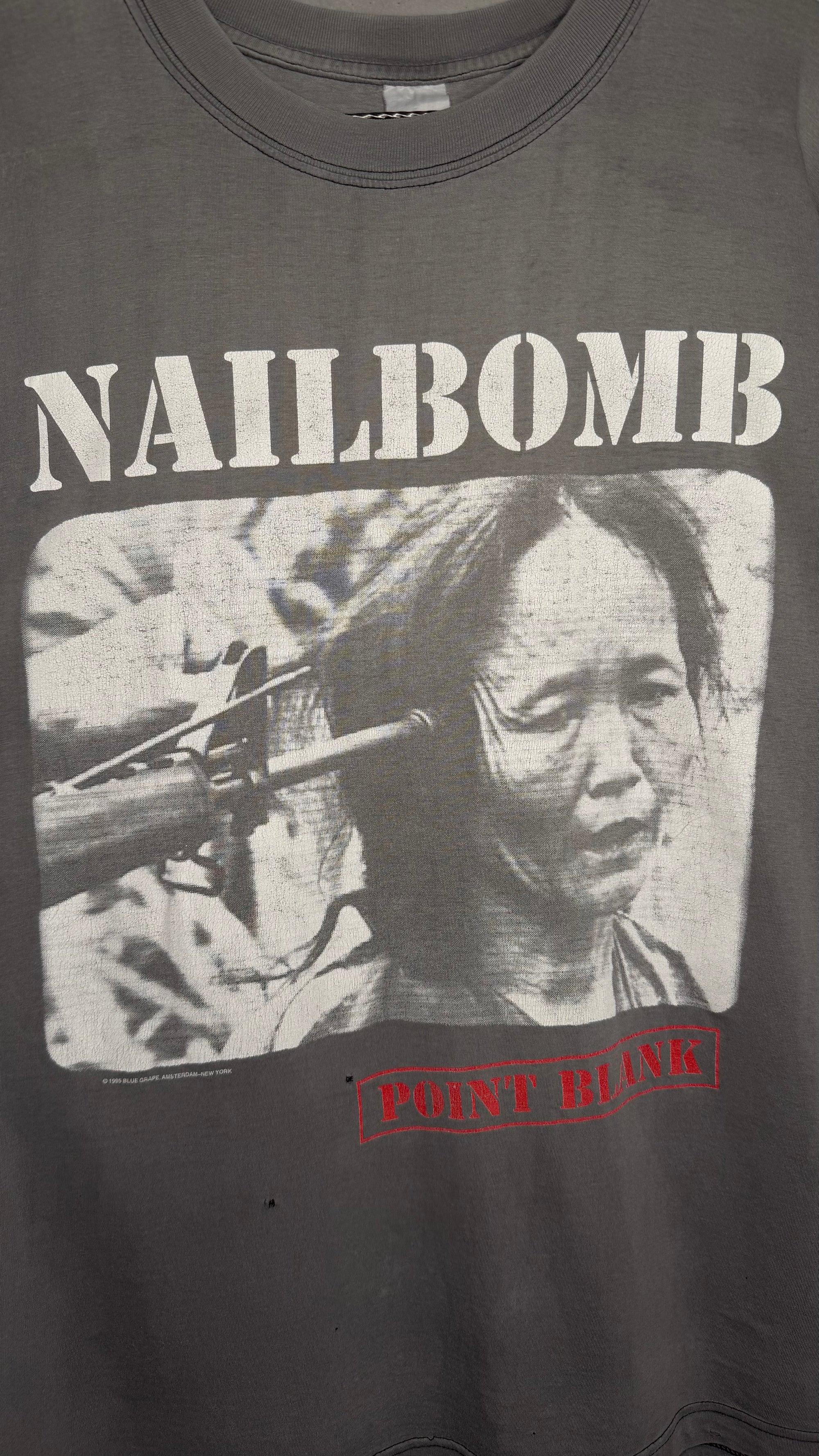 NAILBOMB POINT BLANK TEE | DAY OF HATE ‘PROUD TO COMMIT COMMERCIAL SUICIDE’ BACKHIT