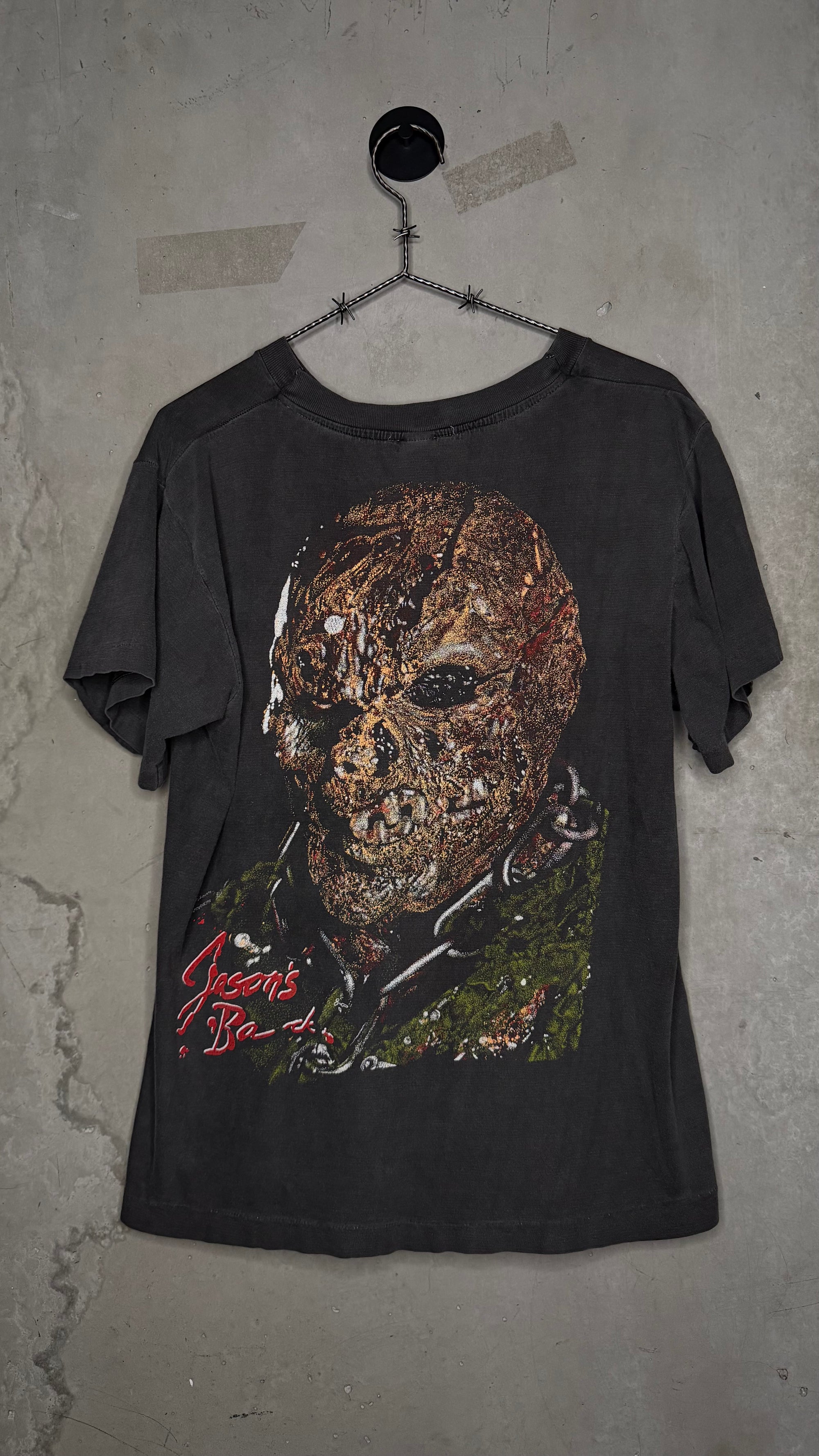 FRIDAY THE 13TH ‘JASON’S BACK’ MOVIE TEE | JASON UNMASKED GRAIL