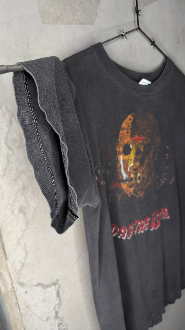 FRIDAY THE 13TH ‘JASON’S BACK’ MOVIE TEE | JASON UNMASKED GRAIL