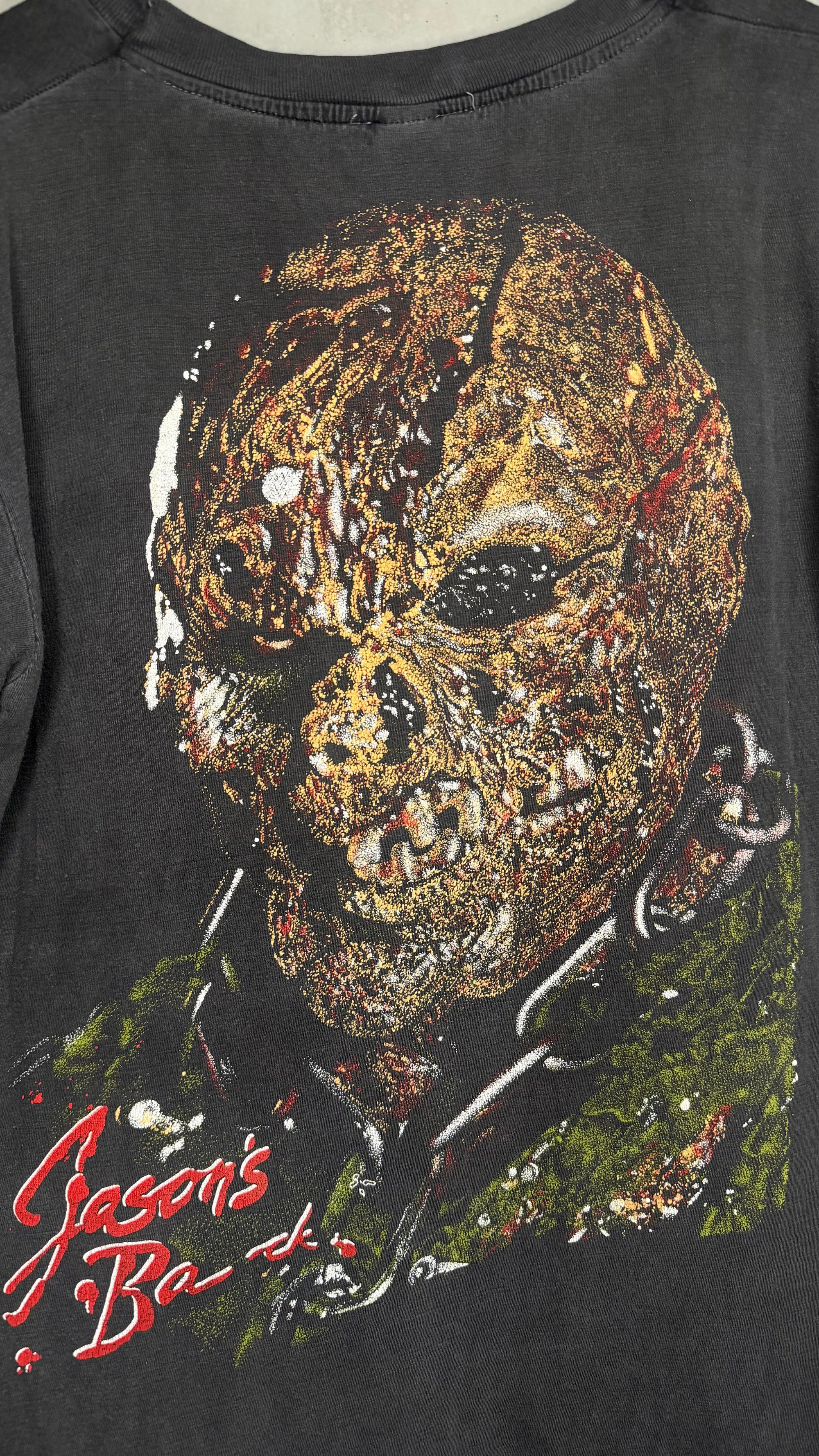 FRIDAY THE 13TH ‘JASON’S BACK’ MOVIE TEE | JASON UNMASKED GRAIL