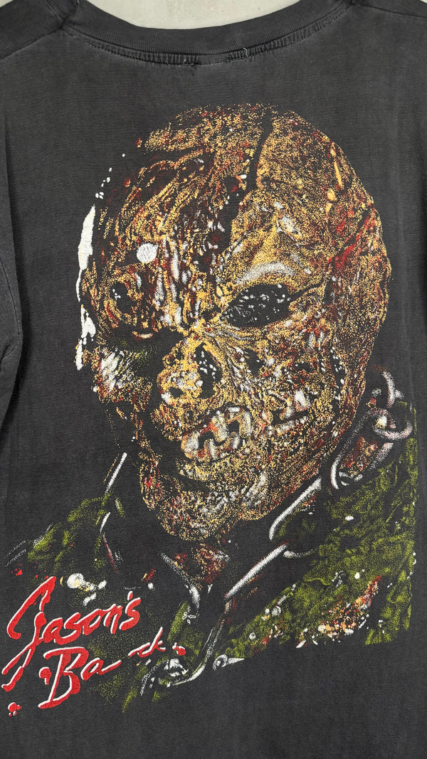 FRIDAY THE 13TH ‘JASON’S BACK’ MOVIE TEE | JASON UNMASKED GRAIL