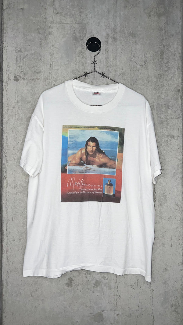 FABIO GRAIL | MEDITERRANEAN FRAGRANCE PROMO TOUR TEE | “THE FRAGRANCE FOR MEN CREATED FOR THE PLEASURE OF WOMEN”