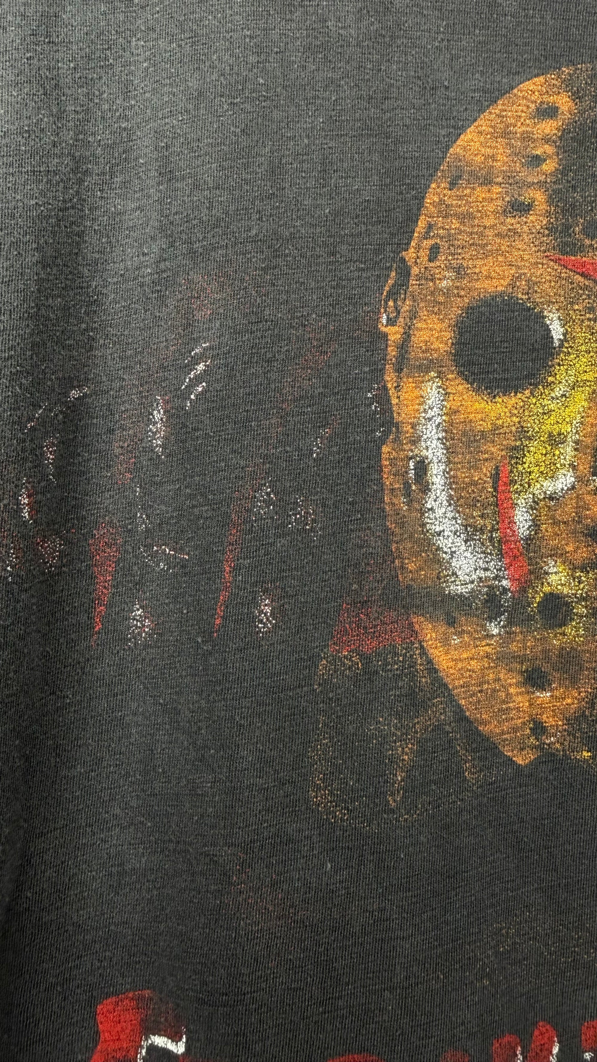 FRIDAY THE 13TH ‘JASON’S BACK’ MOVIE TEE | JASON UNMASKED GRAIL