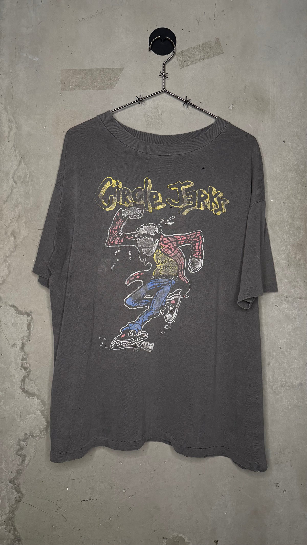 CIRCLE JERKS ‘SKANK KID’ FADED TEE