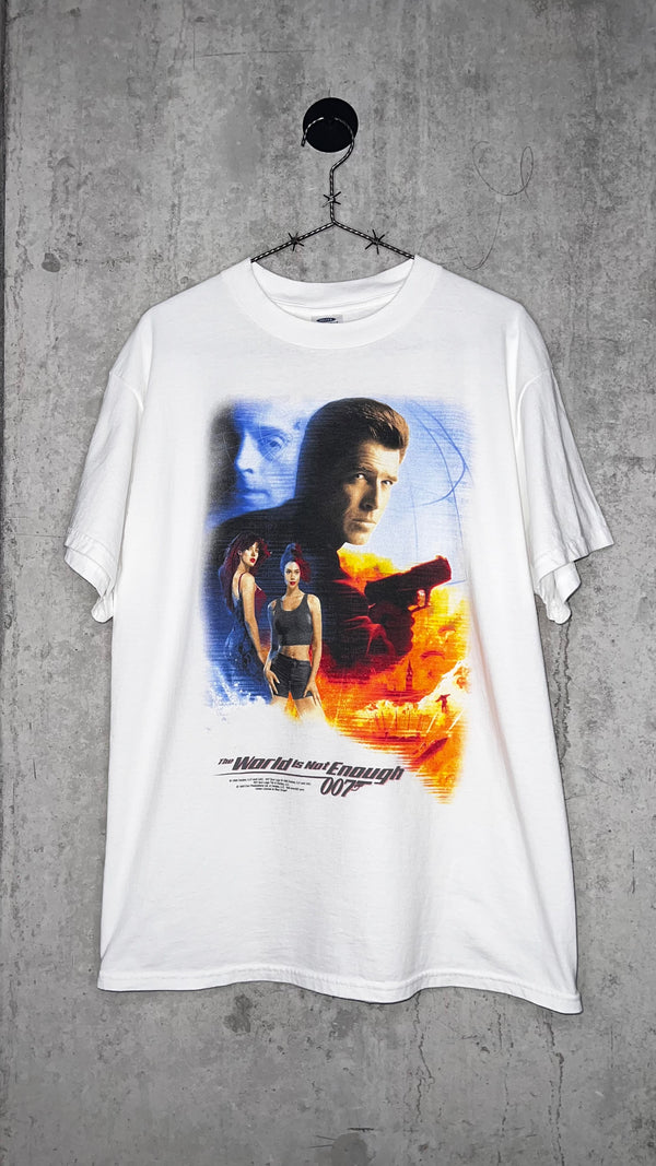 THE WORLD IS NOT ENOUGH MOVIE TEE | JAMES BOND | PIERCE BROSNAN