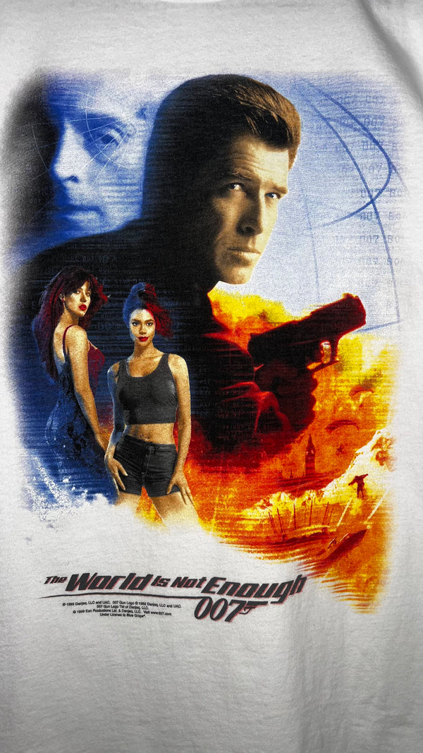 THE WORLD IS NOT ENOUGH MOVIE TEE | JAMES BOND | PIERCE BROSNAN