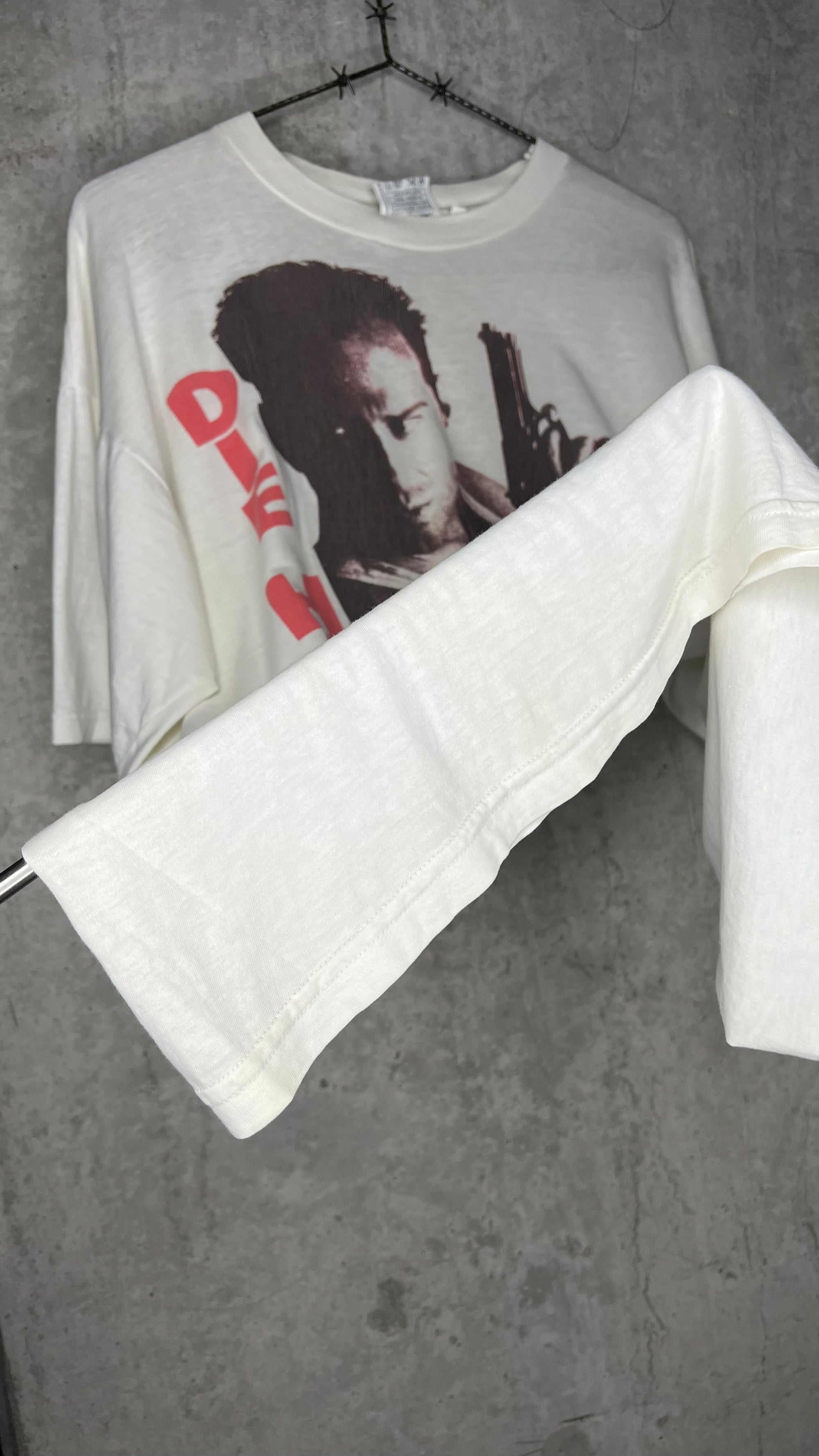 DIE HARD 1 MOVIE PROMO TEE | RARE BRUCE WILLIS GRAIL