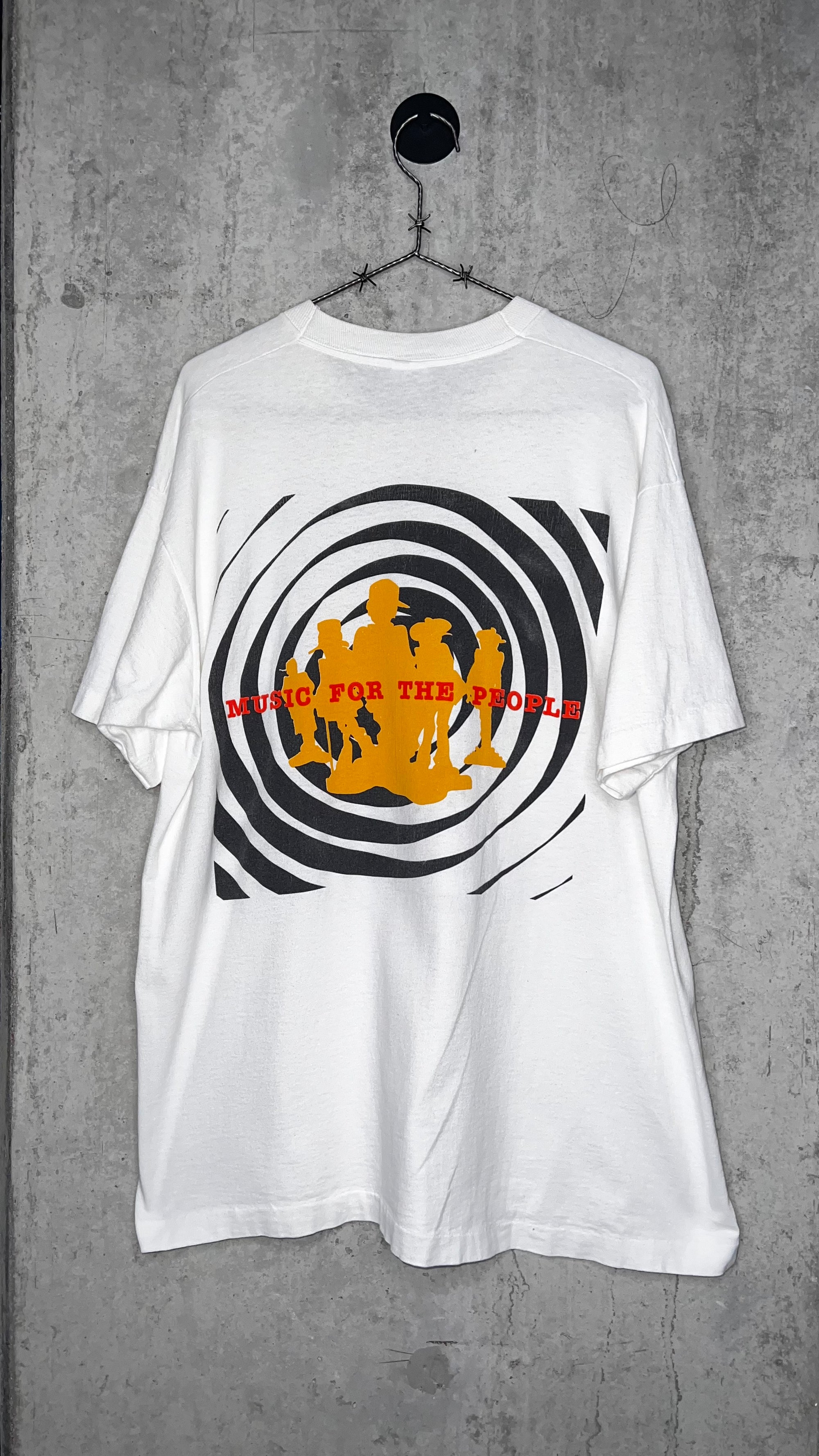 MARKY MARK & THE FUNKY BUNCH TEE | RARE DEBUT ALBUM PROMO | MARK WAHLBERG HIP HOP GROUP | INTERSCOPE RECORDS