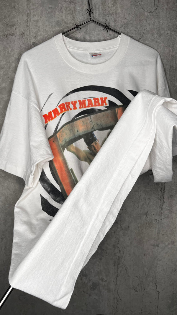 MARKY MARK & THE FUNKY BUNCH TEE | RARE DEBUT ALBUM PROMO | MARK WAHLBERG HIP HOP GROUP | INTERSCOPE RECORDS