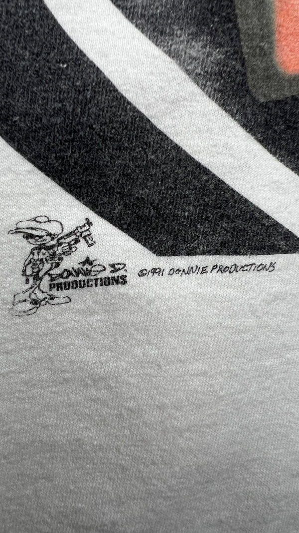 MARKY MARK & THE FUNKY BUNCH TEE | RARE DEBUT ALBUM PROMO | MARK WAHLBERG HIP HOP GROUP | INTERSCOPE RECORDS