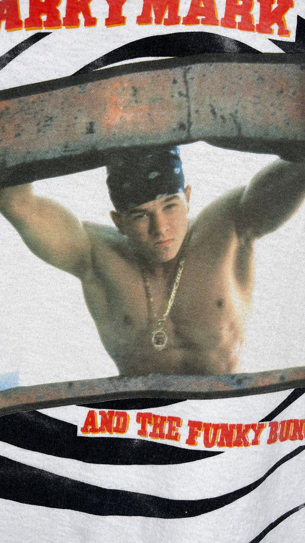 MARKY MARK & THE FUNKY BUNCH TEE | RARE DEBUT ALBUM PROMO | MARK WAHLBERG HIP HOP GROUP | INTERSCOPE RECORDS