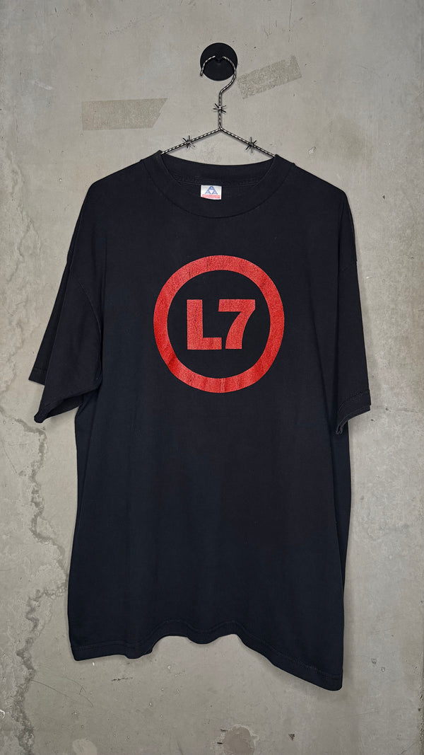 L7 US TOUR 97’ GLITTER PRINT LOGO TEE