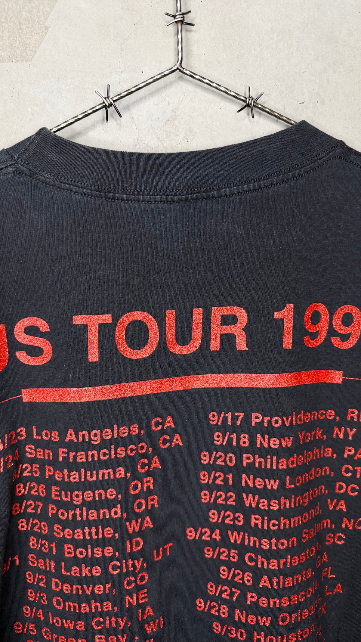 L7 US TOUR 97’ GLITTER PRINT LOGO TEE