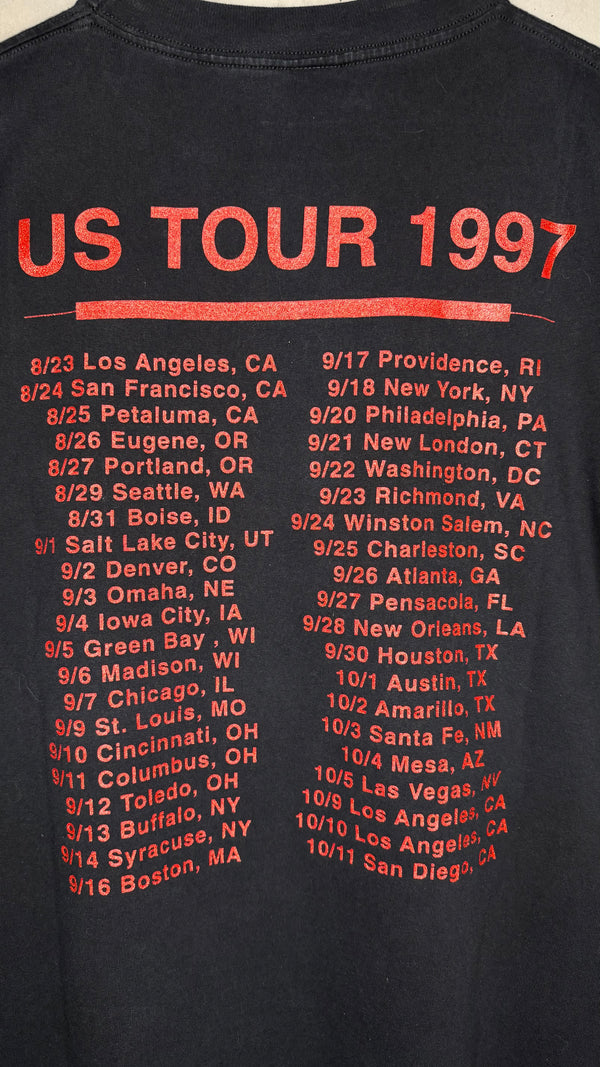 L7 US TOUR 97’ GLITTER PRINT LOGO TEE