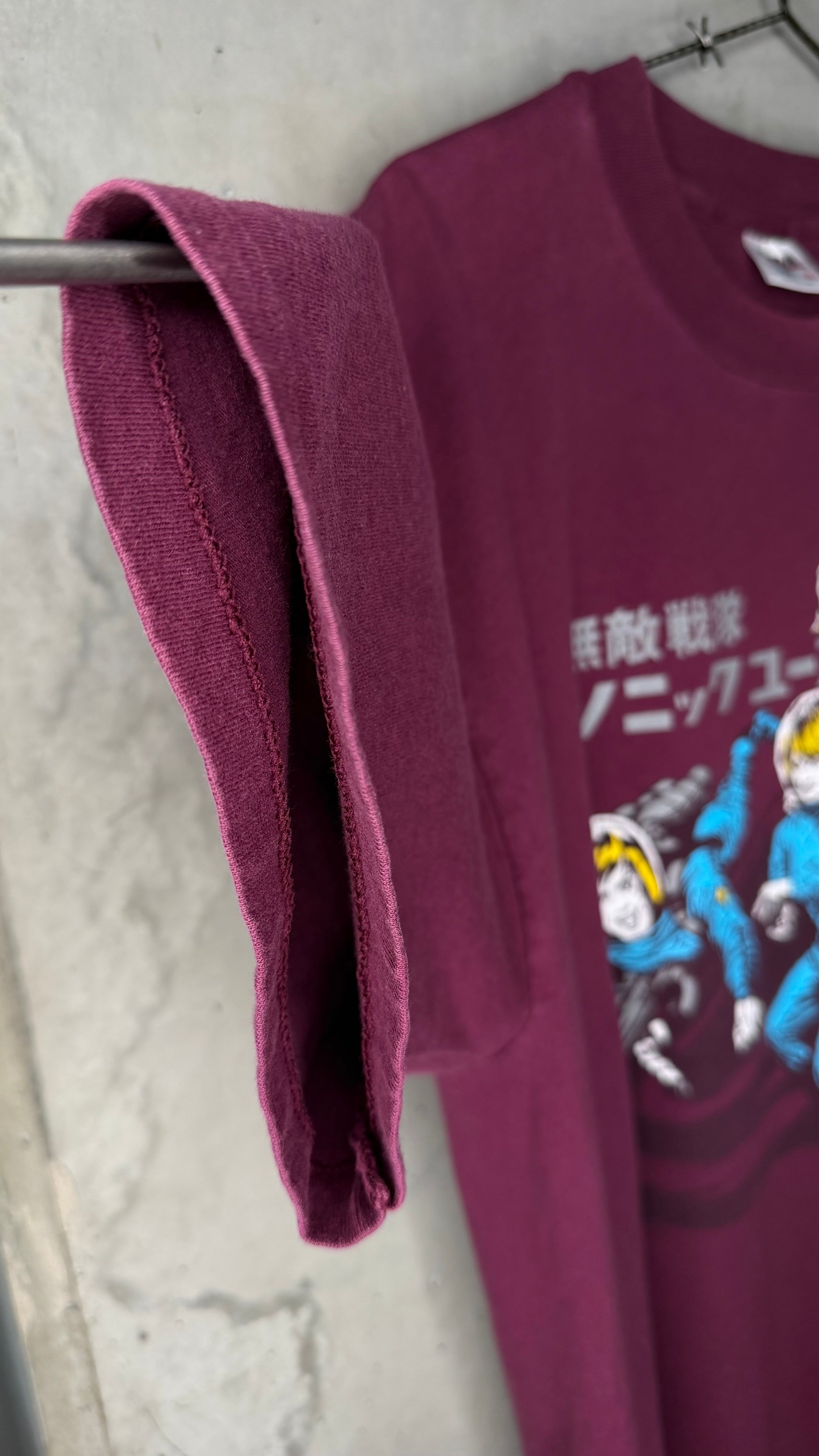 SONIC YOUTH HYSTERIC GLAMOUR ASTRONAUTS TEE | MAROON VARIANT