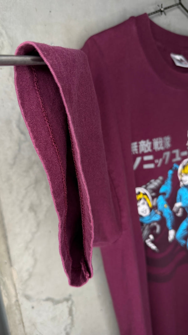 SONIC YOUTH HYSTERIC GLAMOUR ASTRONAUTS TEE | MAROON VARIANT