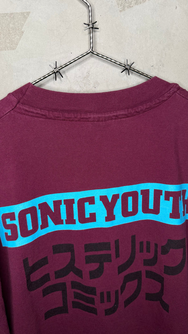 SONIC YOUTH HYSTERIC GLAMOUR ASTRONAUTS TEE | MAROON VARIANT