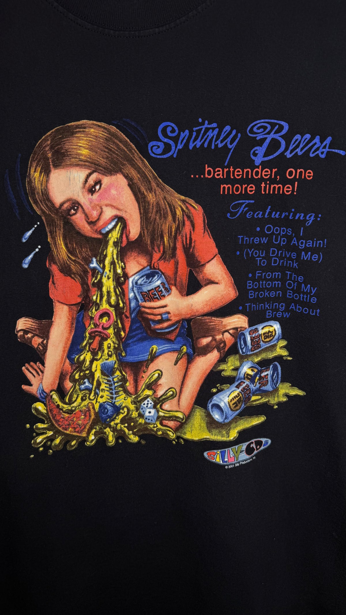 BRITNEY SPEARS UNHINGED PARODY TEE | ‘SPITNEY BEERS’