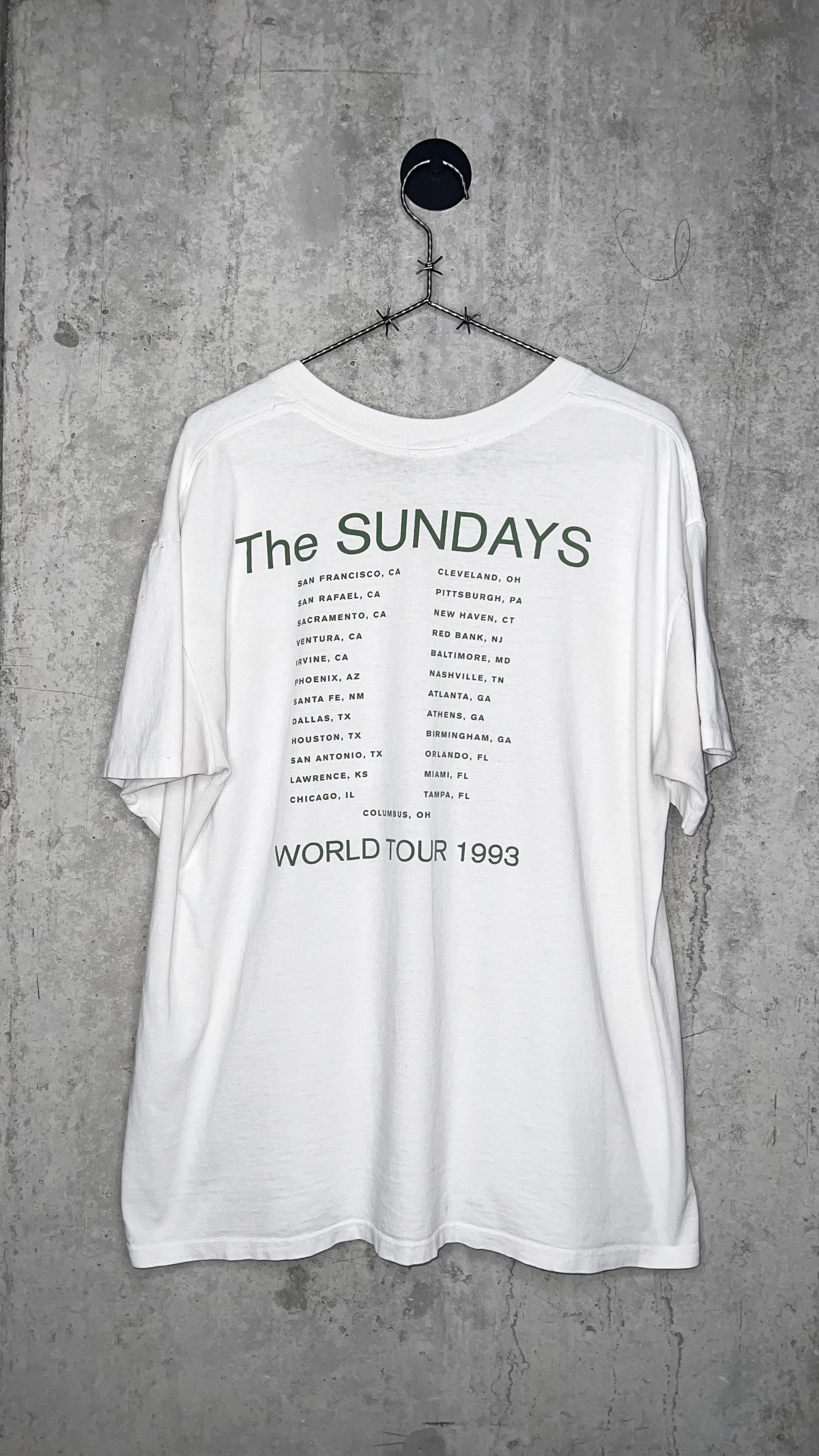 THE SUNDAYS ‘PEARS’ 93’ WORLD TOUR TEE