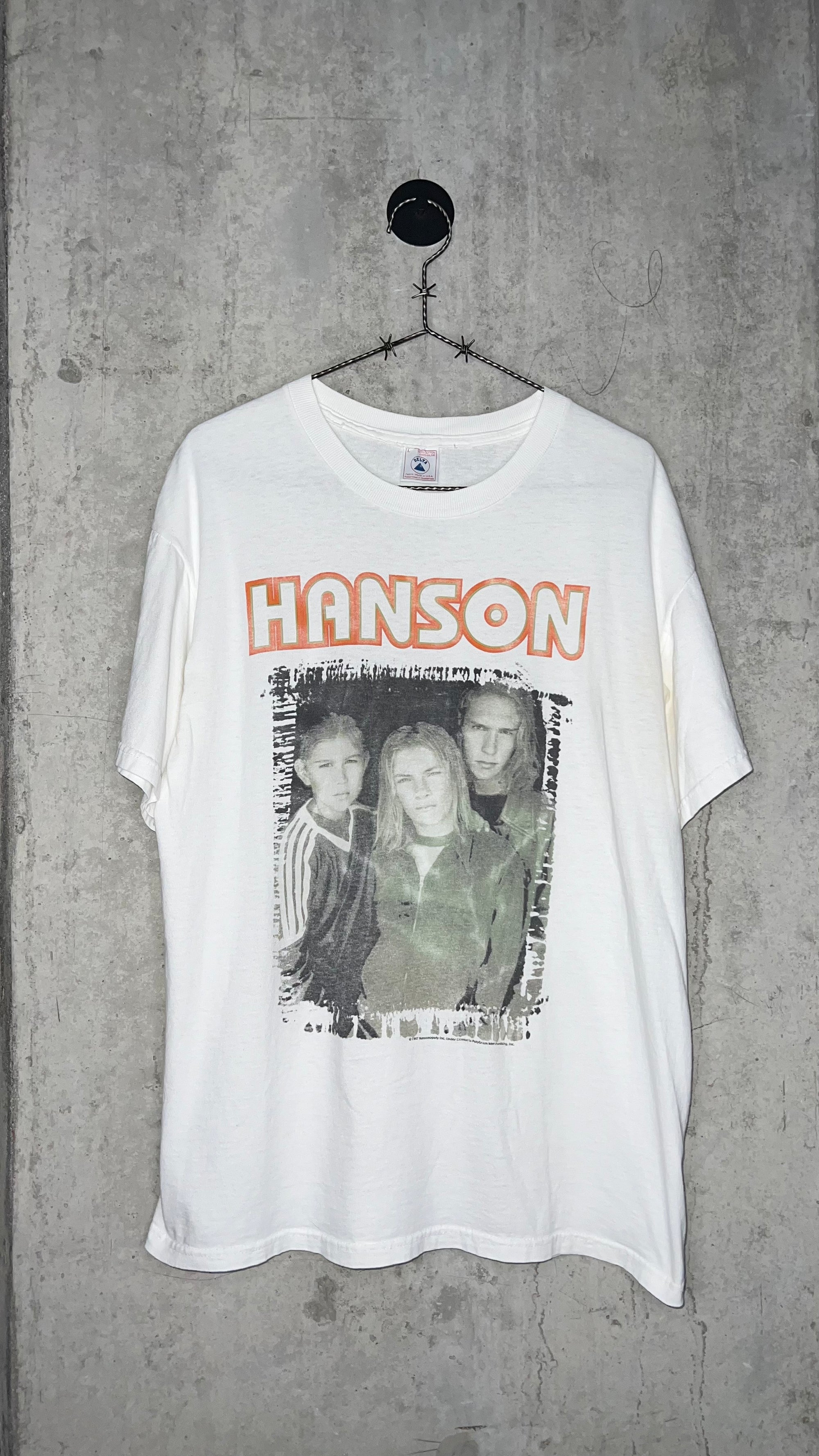 HANSON MMMBOP WHITE TEE