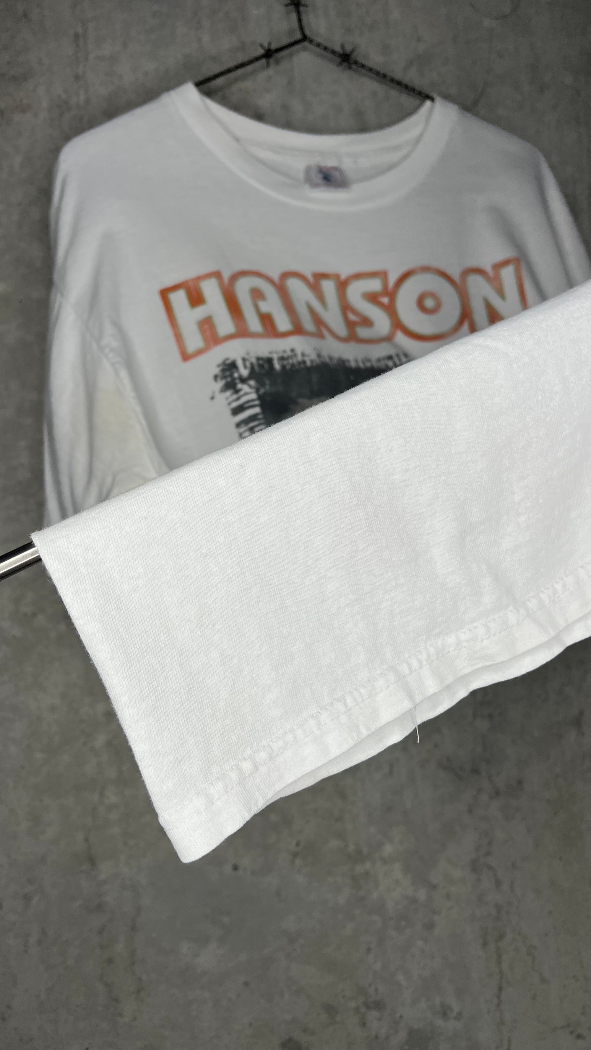 HANSON MMMBOP WHITE TEE