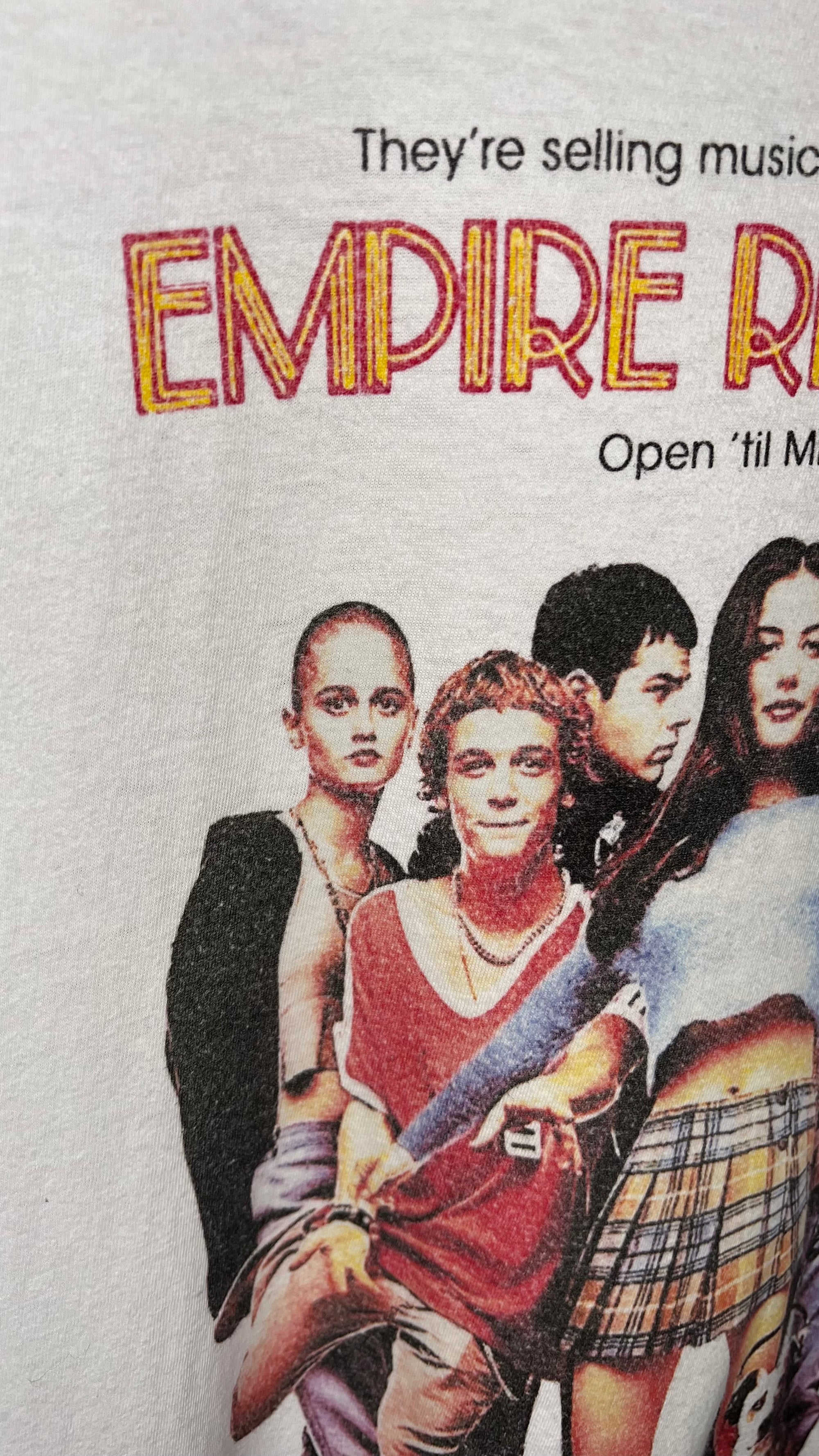 EMPIRE RECORDS POSTER PRINT MOVIE TEE | LIV TYLER | RENÈE ZELLWEGER | ANTHONY LAPAGLIA | JOHNNY WHITWORTH | RORY COCHRANE | ROBIN TUNNEY