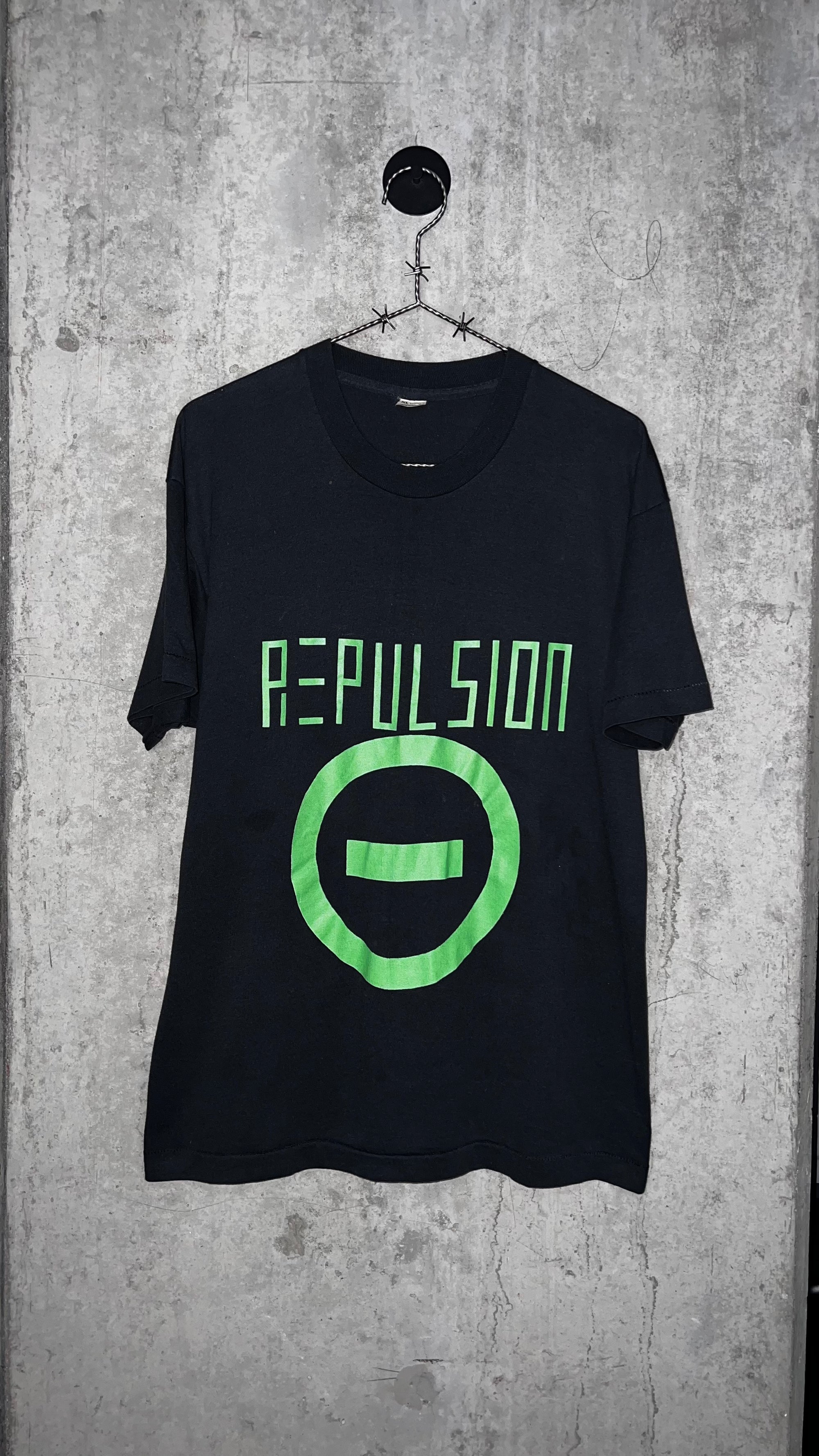 REPULSION TEE 89’ | TYPE O NEGATIVE ULTRA RARE EARLY ERA (PRE-NAME CHANGE) | HAND PRINTED BY THE BAND