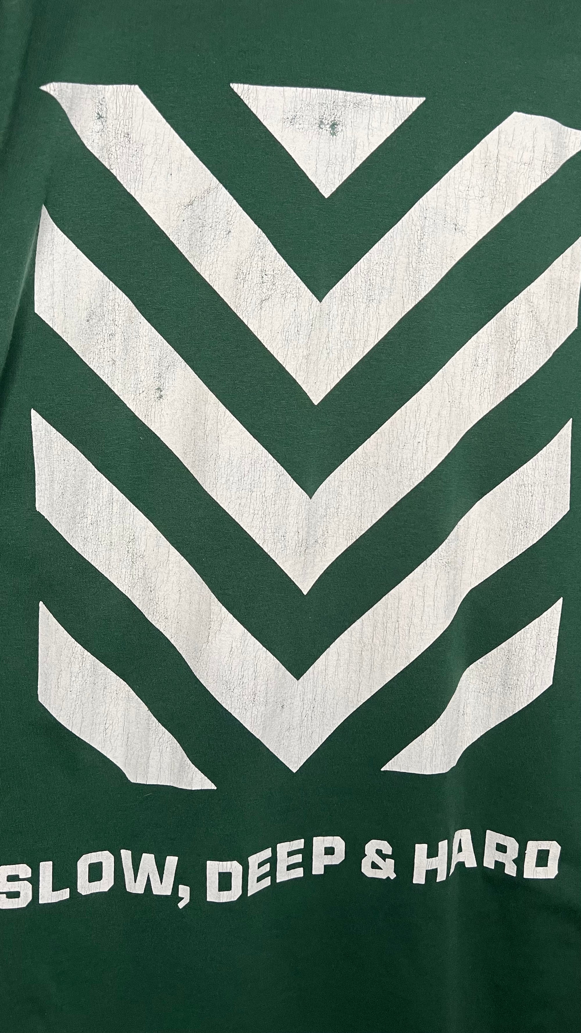 REPULSION ‘SLOW, DEEP & HARD’ 89’-90’ TEE |  TYPE O NEGATIVE ULTRA RARE EARLY ERA (PRE-NAME CHANGE) | HAND PRINTED BY THE BAND