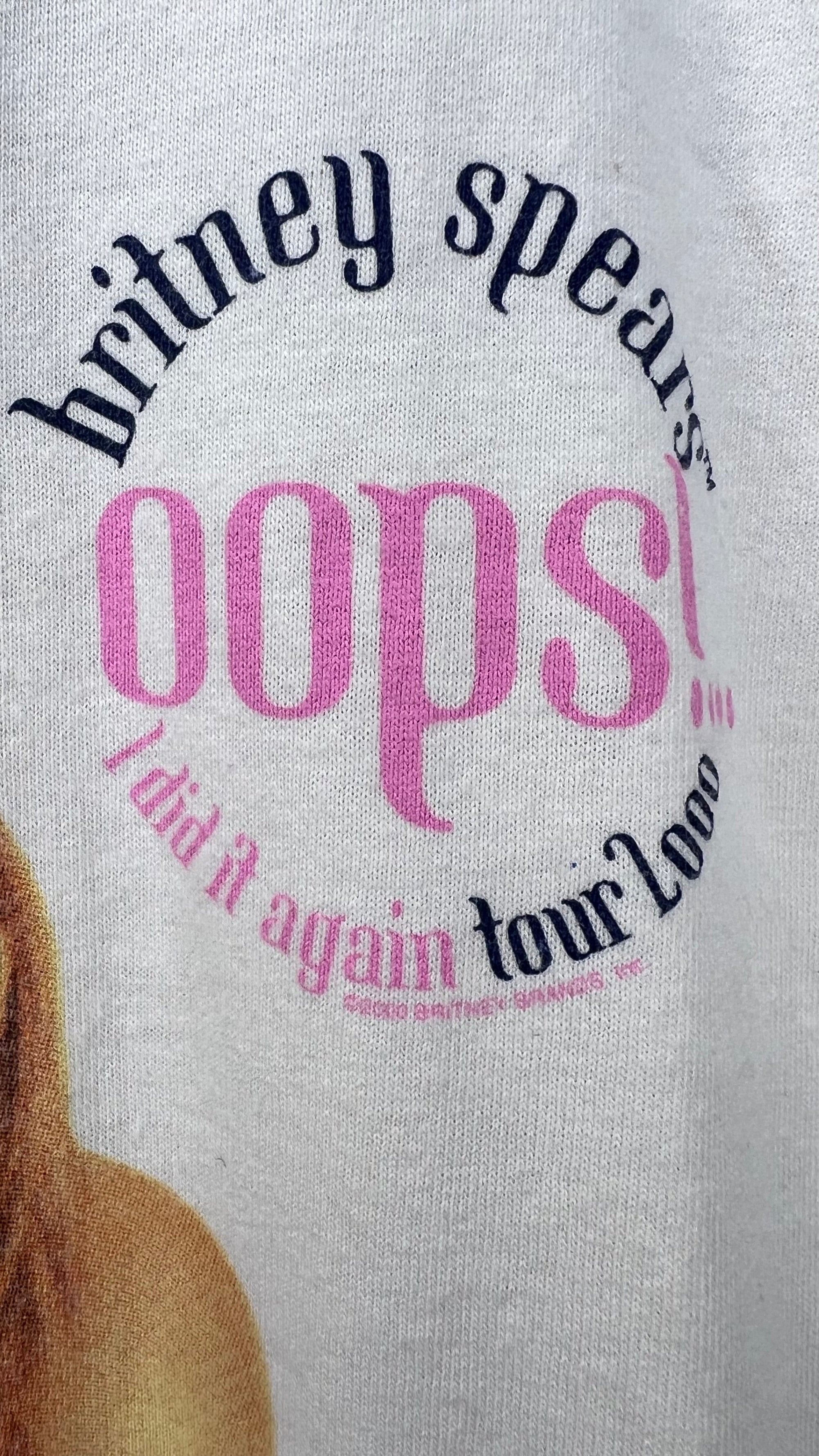 BRITNEY SPEARS OOPS… I DID IT AGAIN TOUR TEE