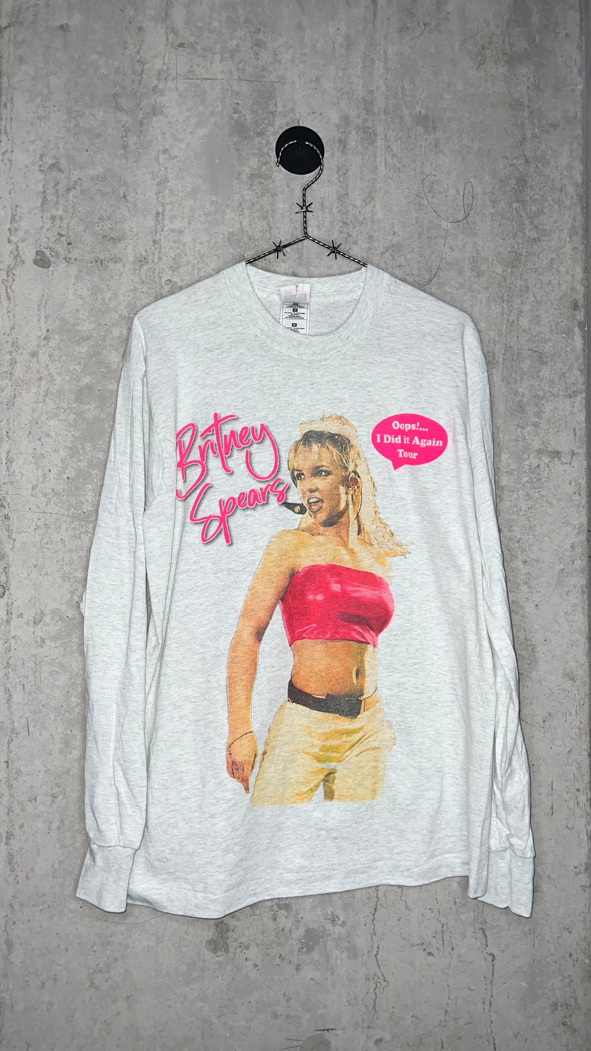 BRITNEY SPEARS OOPS!… I DID IT AGAIN | PARKING LOT GRAY LONG SLEEVE