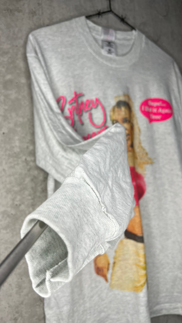 BRITNEY SPEARS OOPS!… I DID IT AGAIN | PARKING LOT GRAY LONG SLEEVE