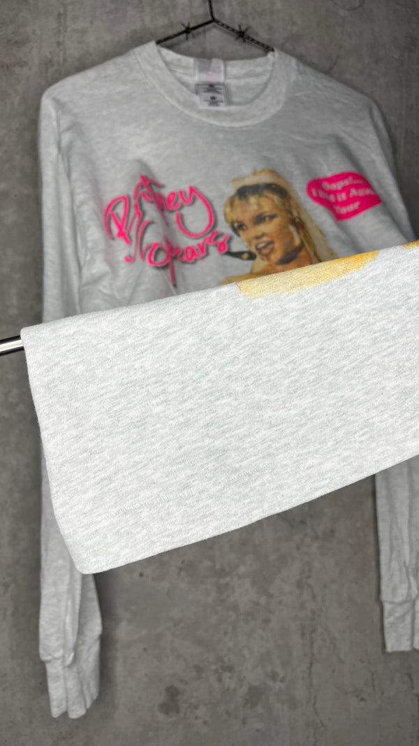 BRITNEY SPEARS OOPS!… I DID IT AGAIN | PARKING LOT GRAY LONG SLEEVE