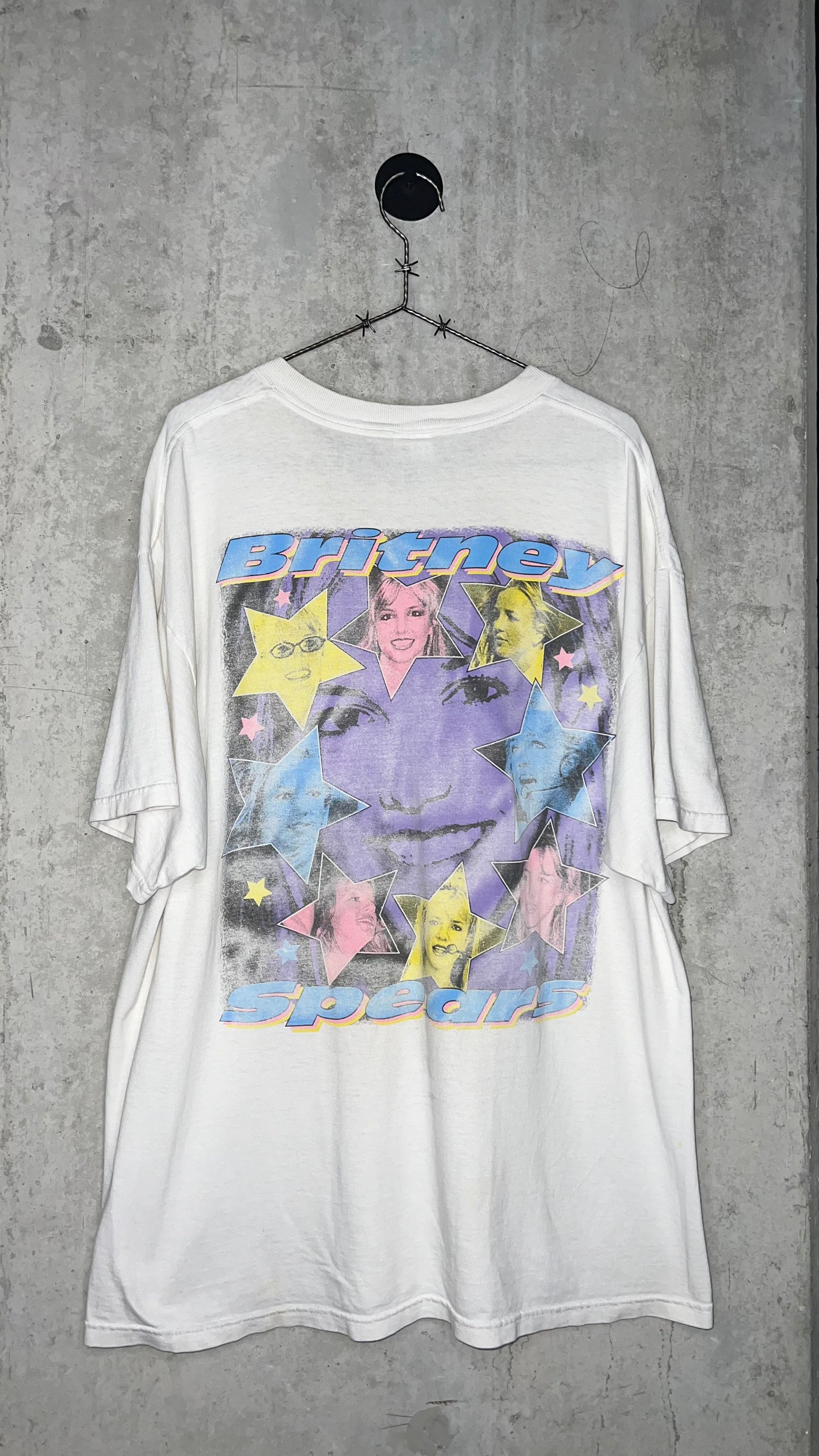 BRITNEY SPEARS PARKING LOT GRAIL WHITE TEE