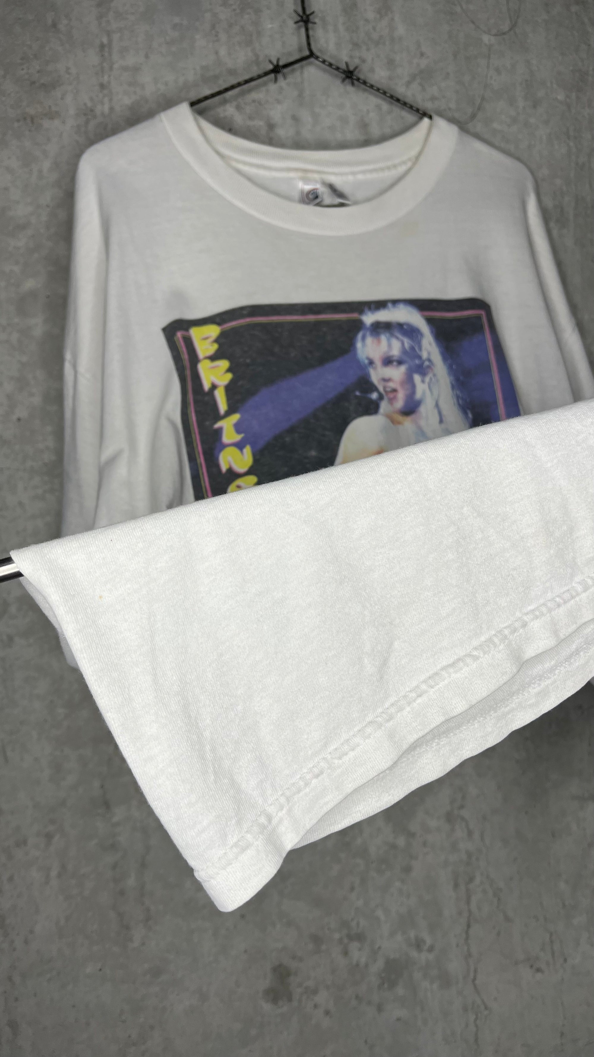 BRITNEY SPEARS PARKING LOT GRAIL WHITE TEE