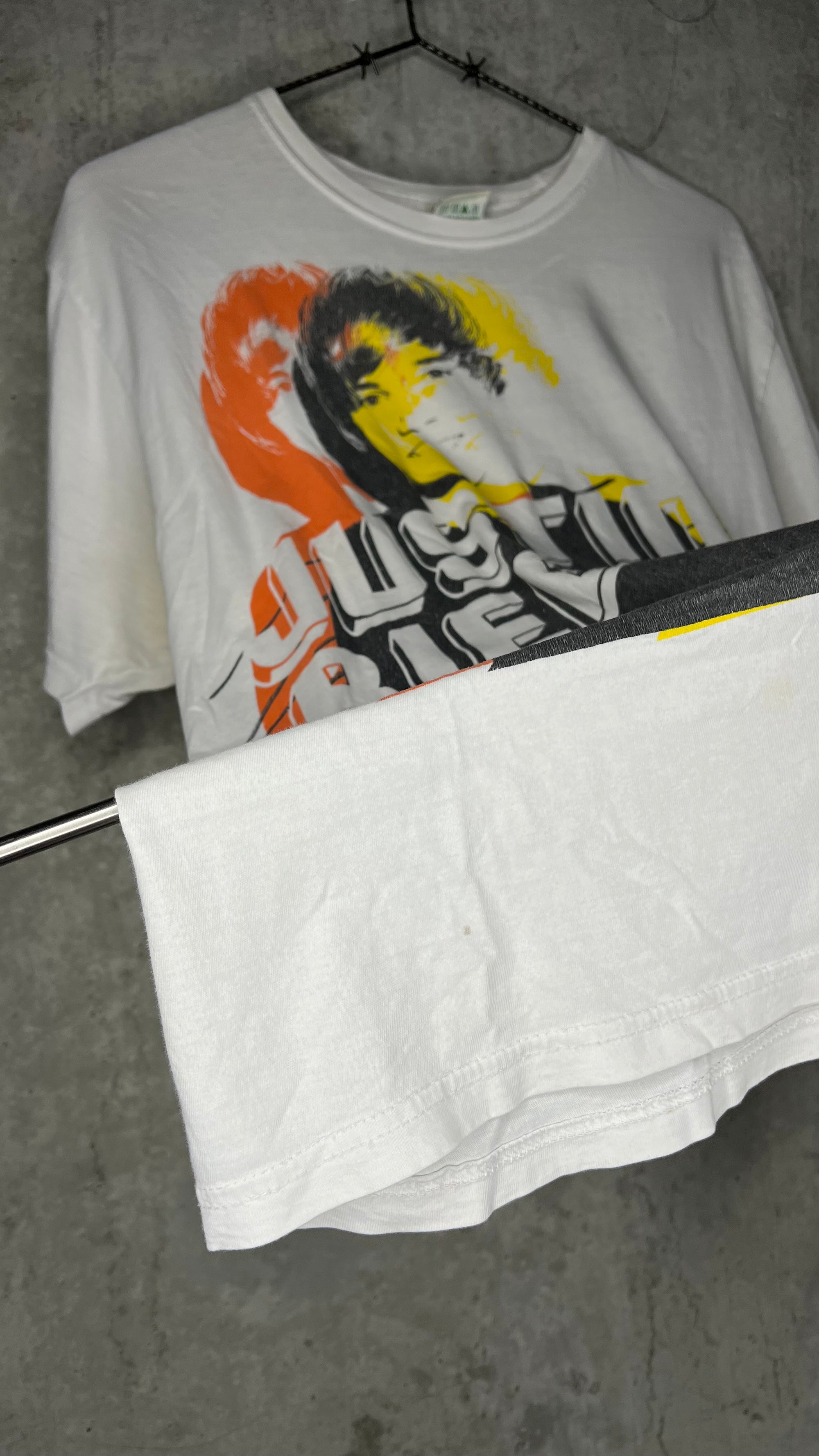 JUSTIN BIEBER WHITE TEE 09’