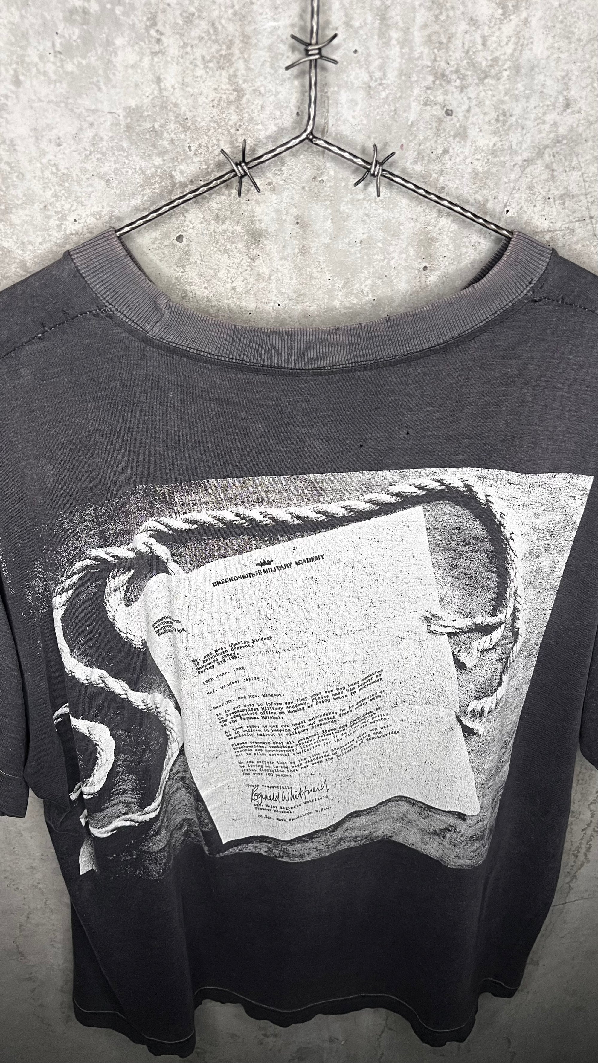 SLAYER MANDATORY SUICIDE HANGING BOY TEE | LIGHTLY THRASHED FADER #1