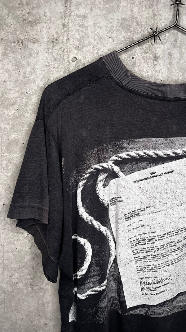 SLAYER MANDATORY SUICIDE HANGING BOY TEE | LIGHTLY THRASHED FADER #1