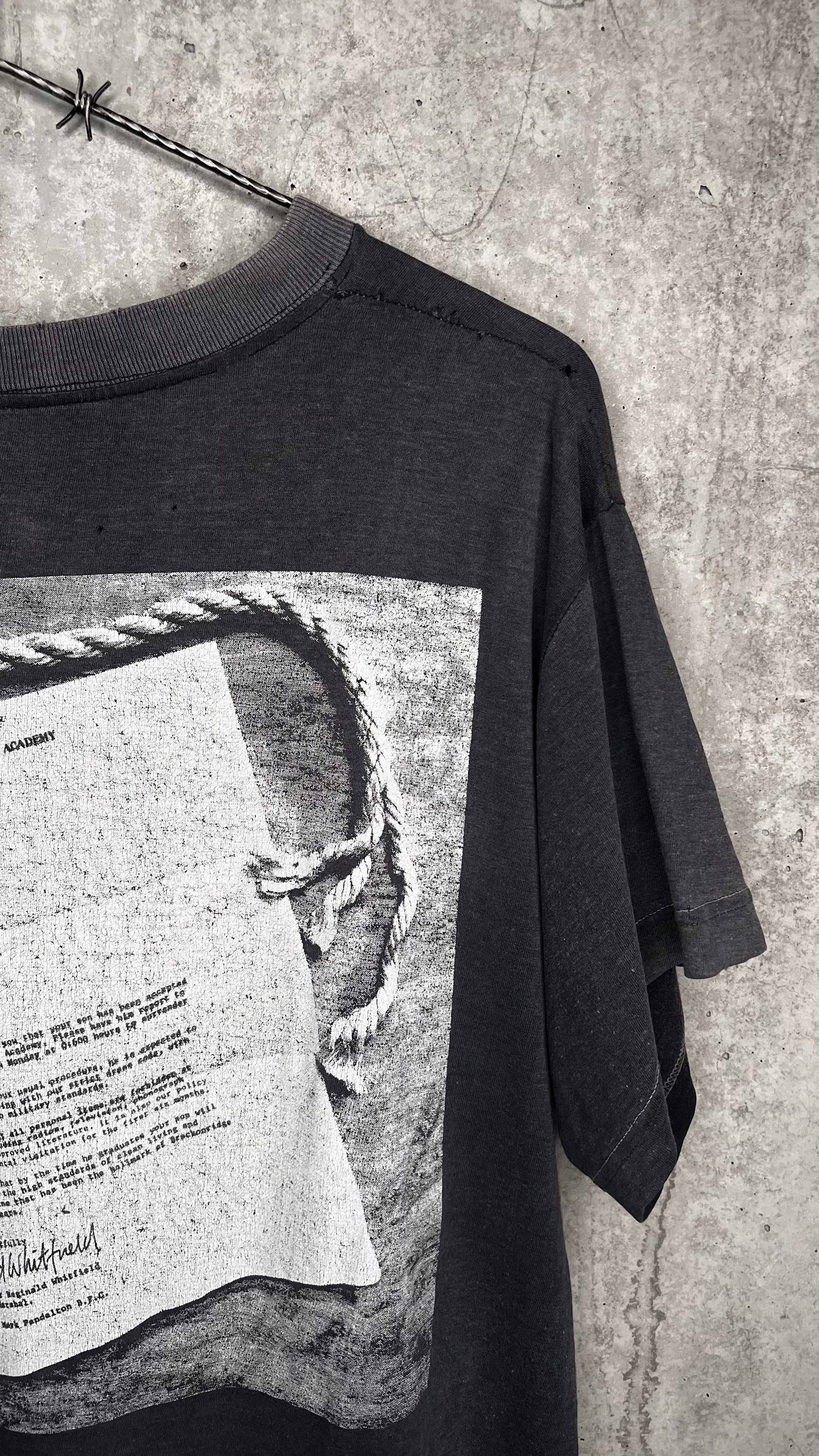 SLAYER MANDATORY SUICIDE HANGING BOY TEE | LIGHTLY THRASHED FADER #1