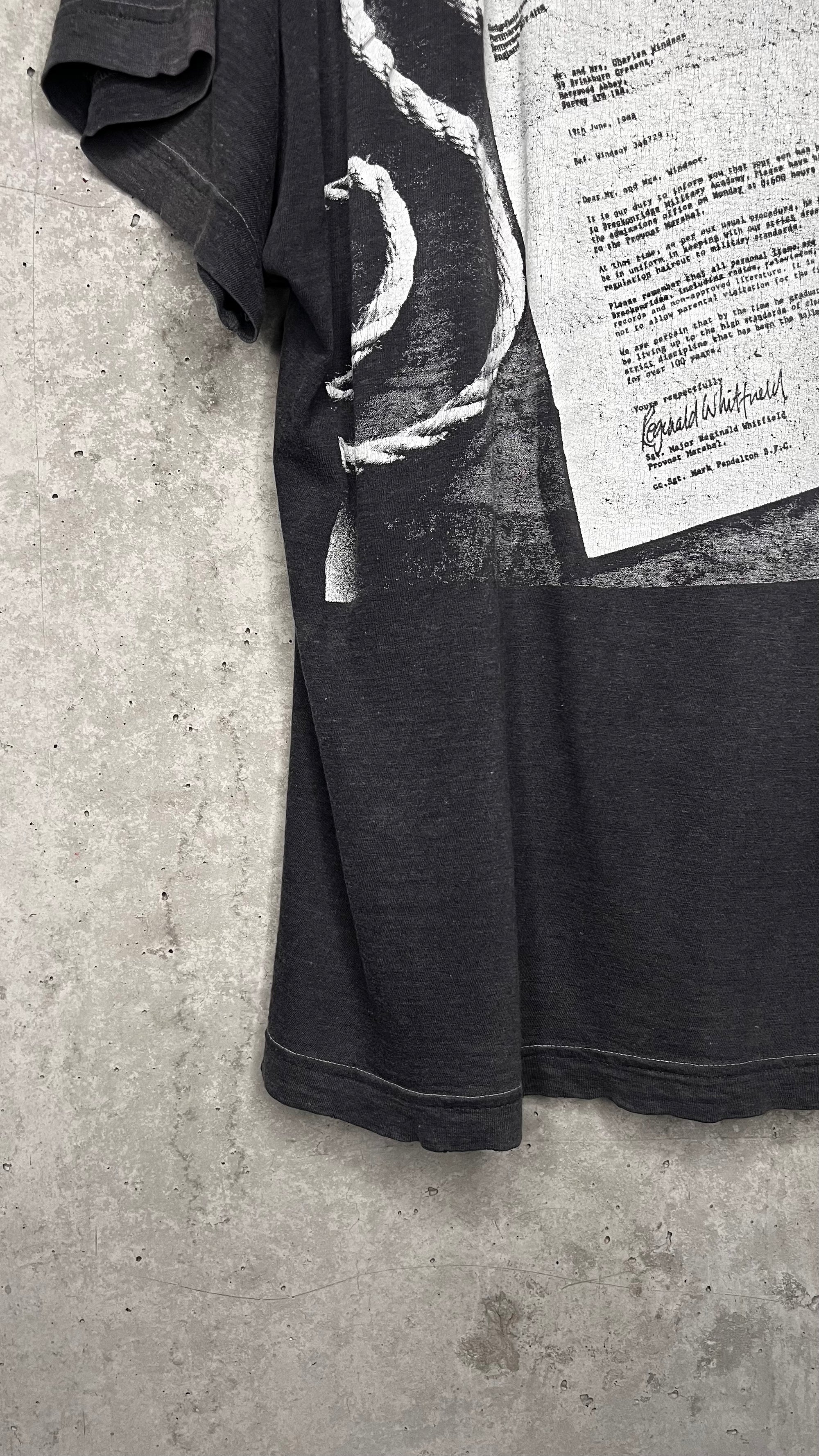SLAYER MANDATORY SUICIDE HANGING BOY TEE | LIGHTLY THRASHED FADER #1