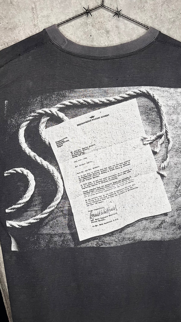 SLAYER MANDATORY SUICIDE HANGING BOY TEE | LIGHTLY THRASHED FADER #1