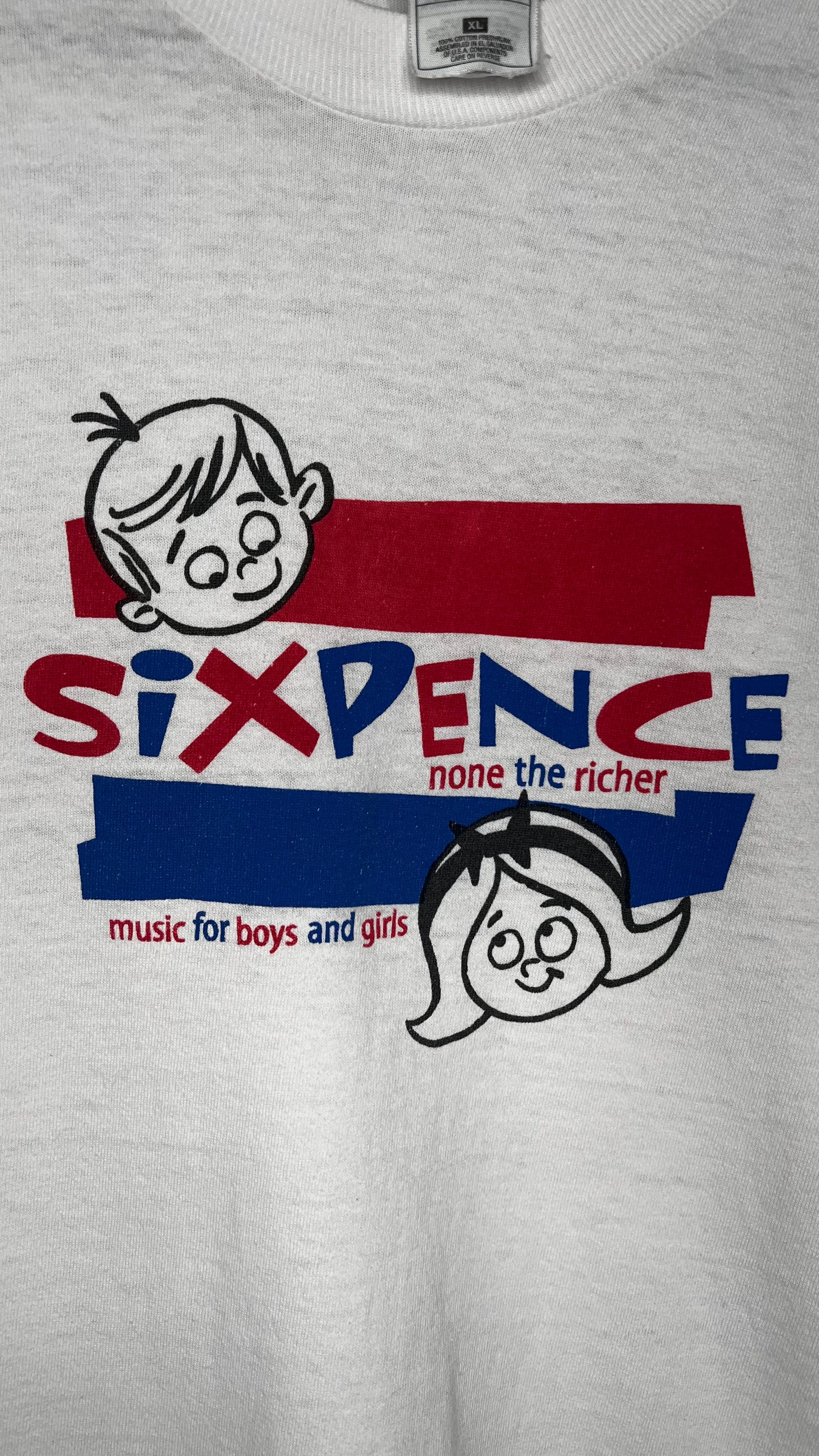 SIXPENCE NONE THE RICHER MUSIC FOR BOYS AND GIRLS TEE