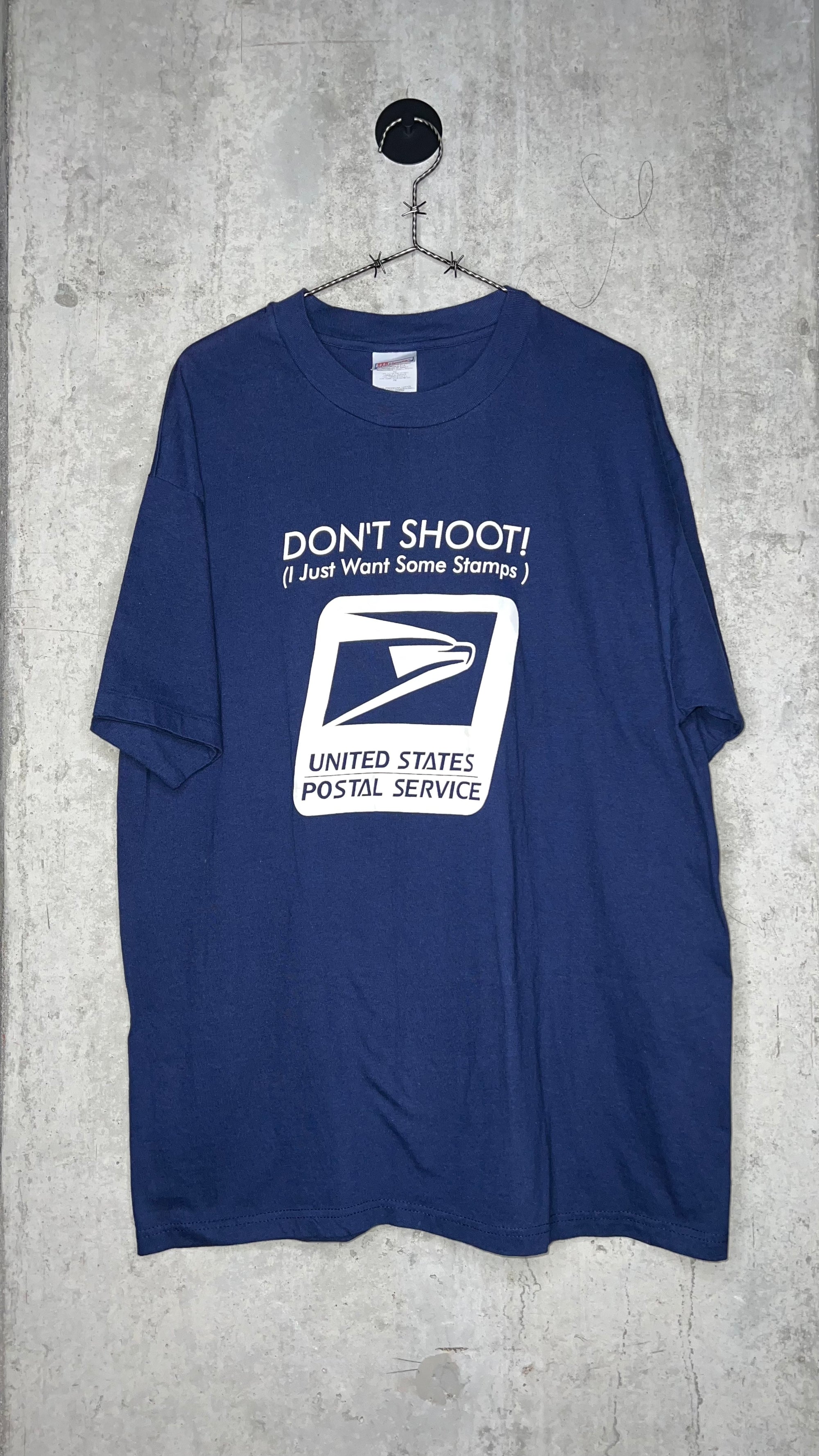 PROZAC GOING POSTAL USPS DRUG TEE | DON’T SHOOT! (I JUST WANT SOME STAMPS)