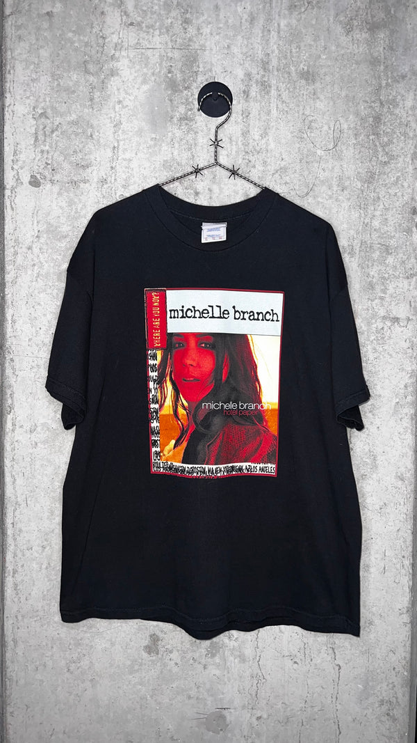 MICHELLE BRANCH HOTEL PAPER ALBUM PROMO TOUR TEE | ‘WHERE ARE YOU NOW?’