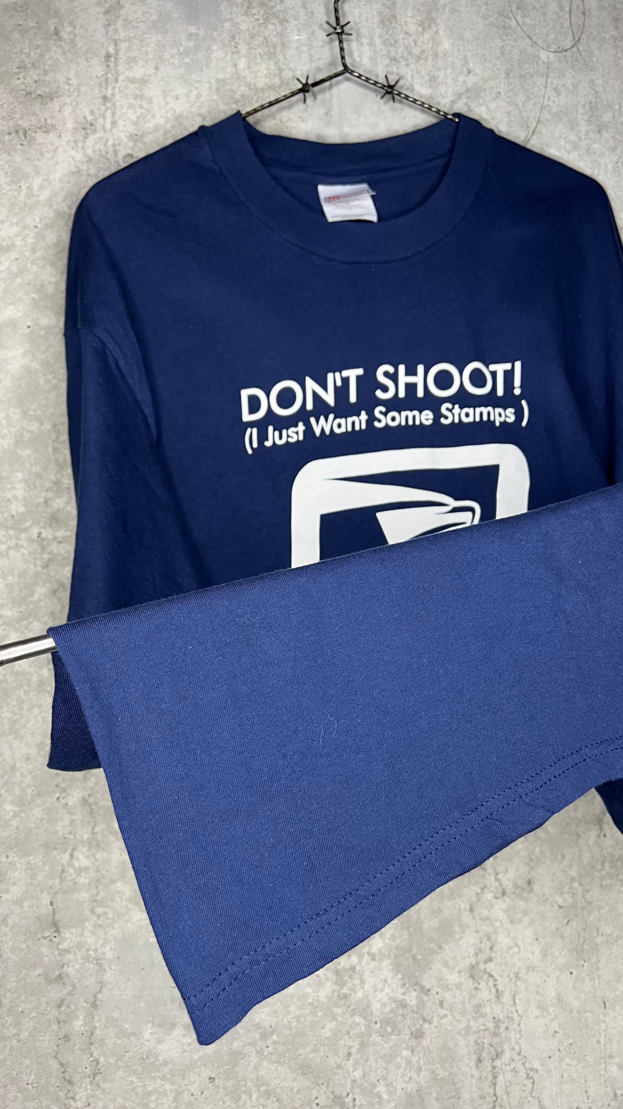 PROZAC GOING POSTAL USPS DRUG TEE | DON’T SHOOT! (I JUST WANT SOME STAMPS)