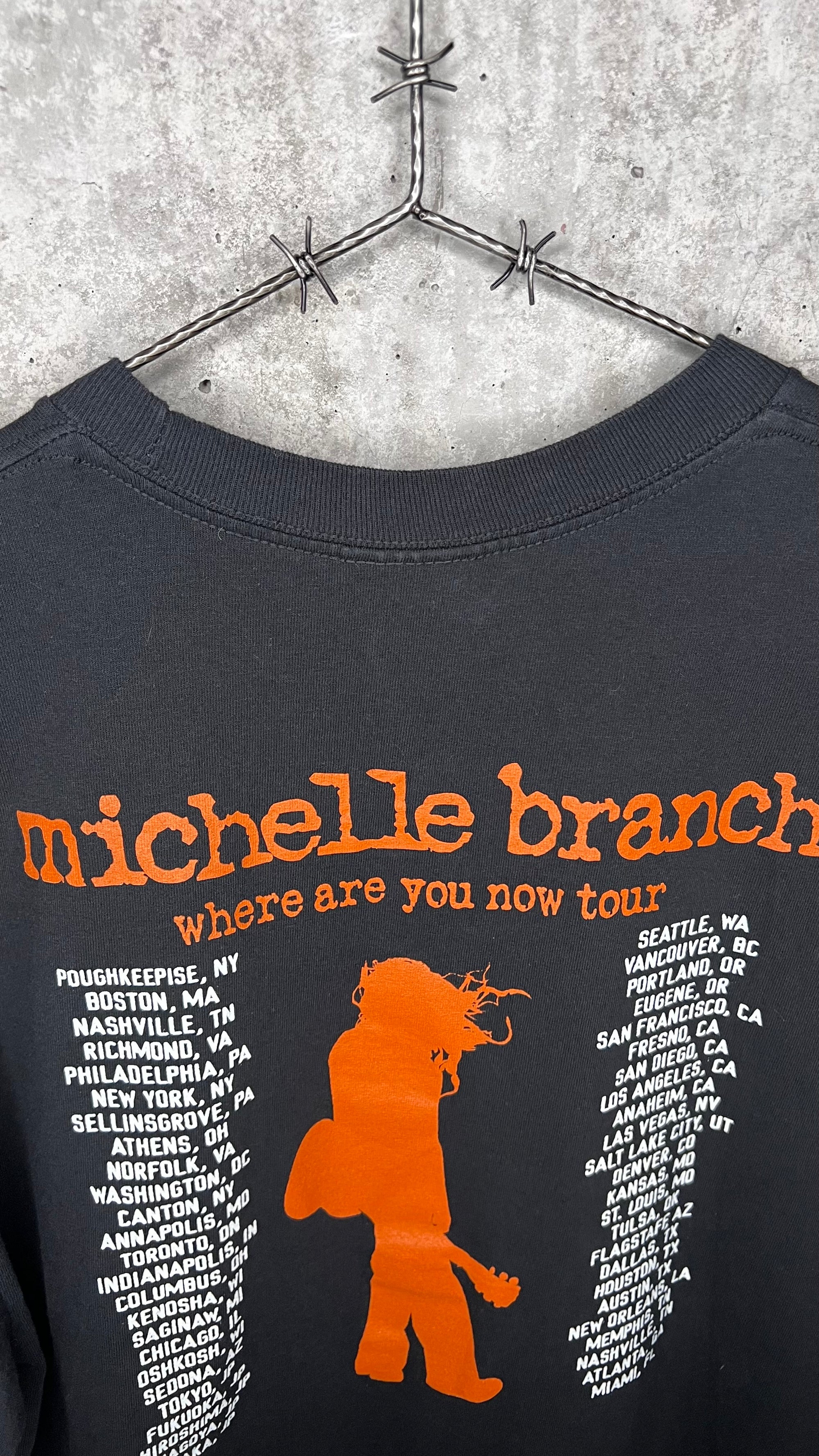 MICHELLE BRANCH HOTEL PAPER ALBUM PROMO TOUR TEE | ‘WHERE ARE YOU NOW?’