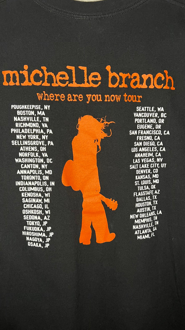 MICHELLE BRANCH HOTEL PAPER ALBUM PROMO TOUR TEE | ‘WHERE ARE YOU NOW?’