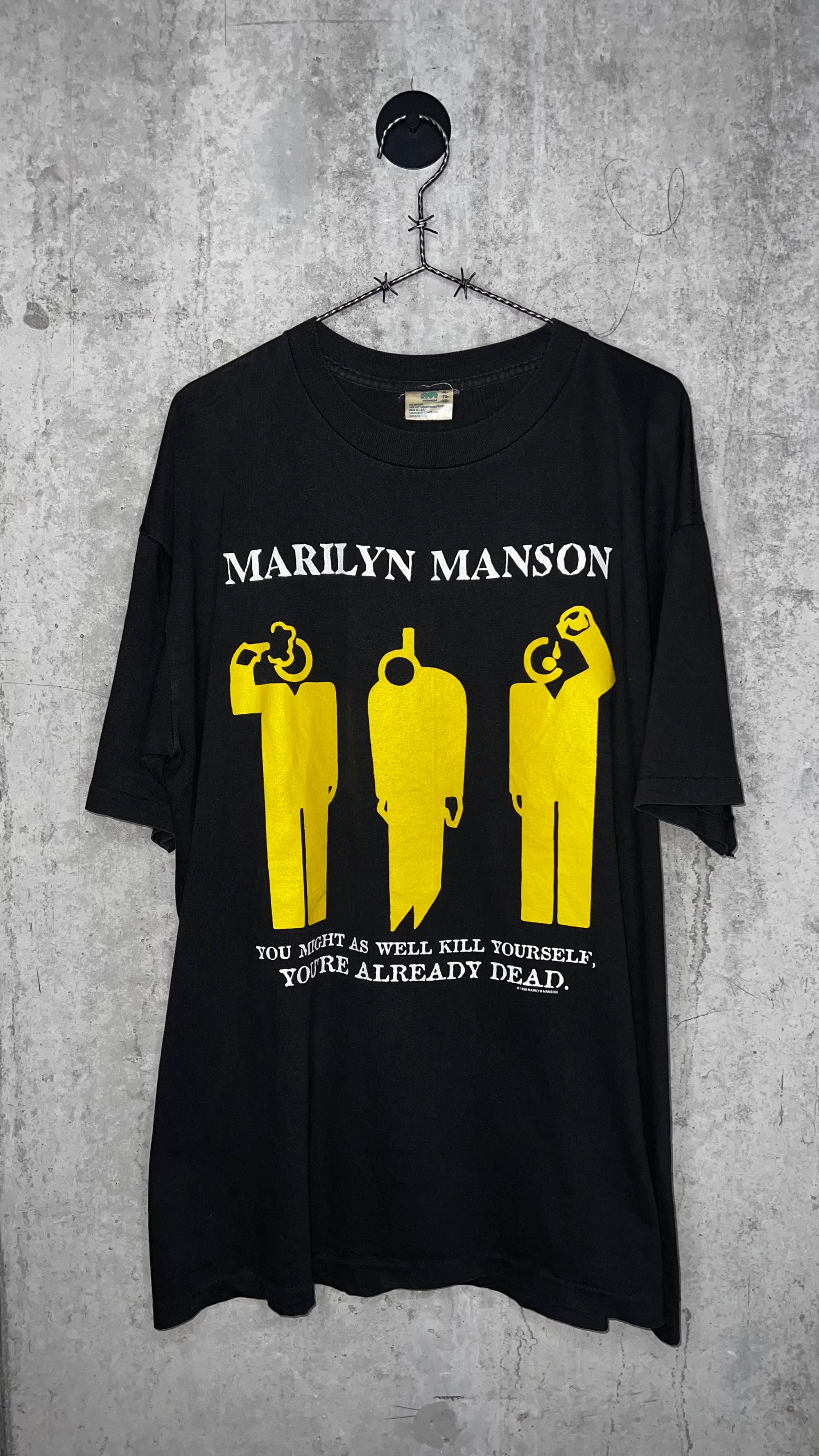 MARILYN MANSON ‘YOU MIGHT AS WELL KILL YOURSELF, YOU’RE ALREADY DEAD’ TEE