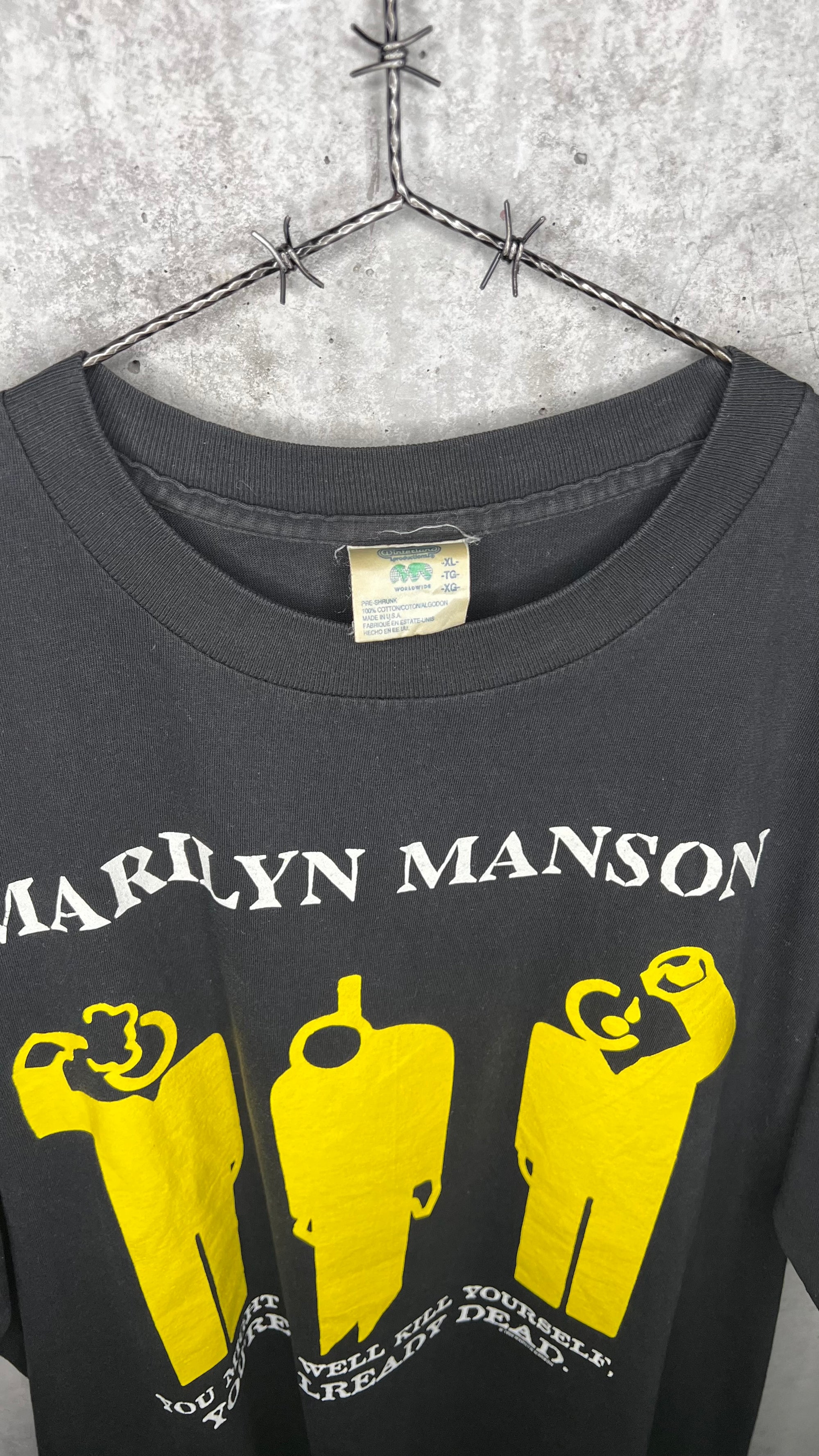 MARILYN MANSON ‘YOU MIGHT AS WELL KILL YOURSELF, YOU’RE ALREADY DEAD’ TEE