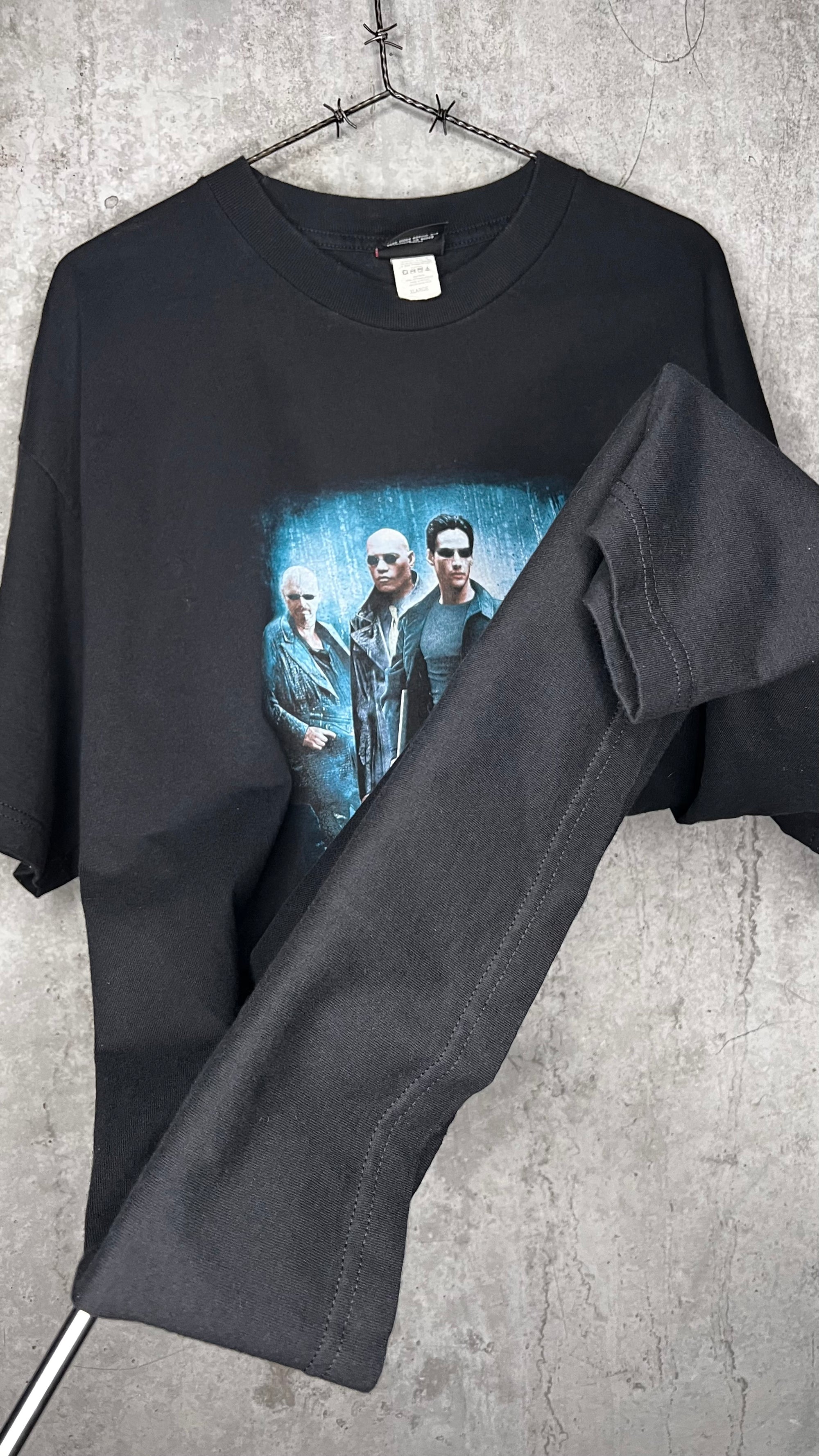 THE MATRIX POSTER PRINT MOVIE TEE | KEANU REEVES